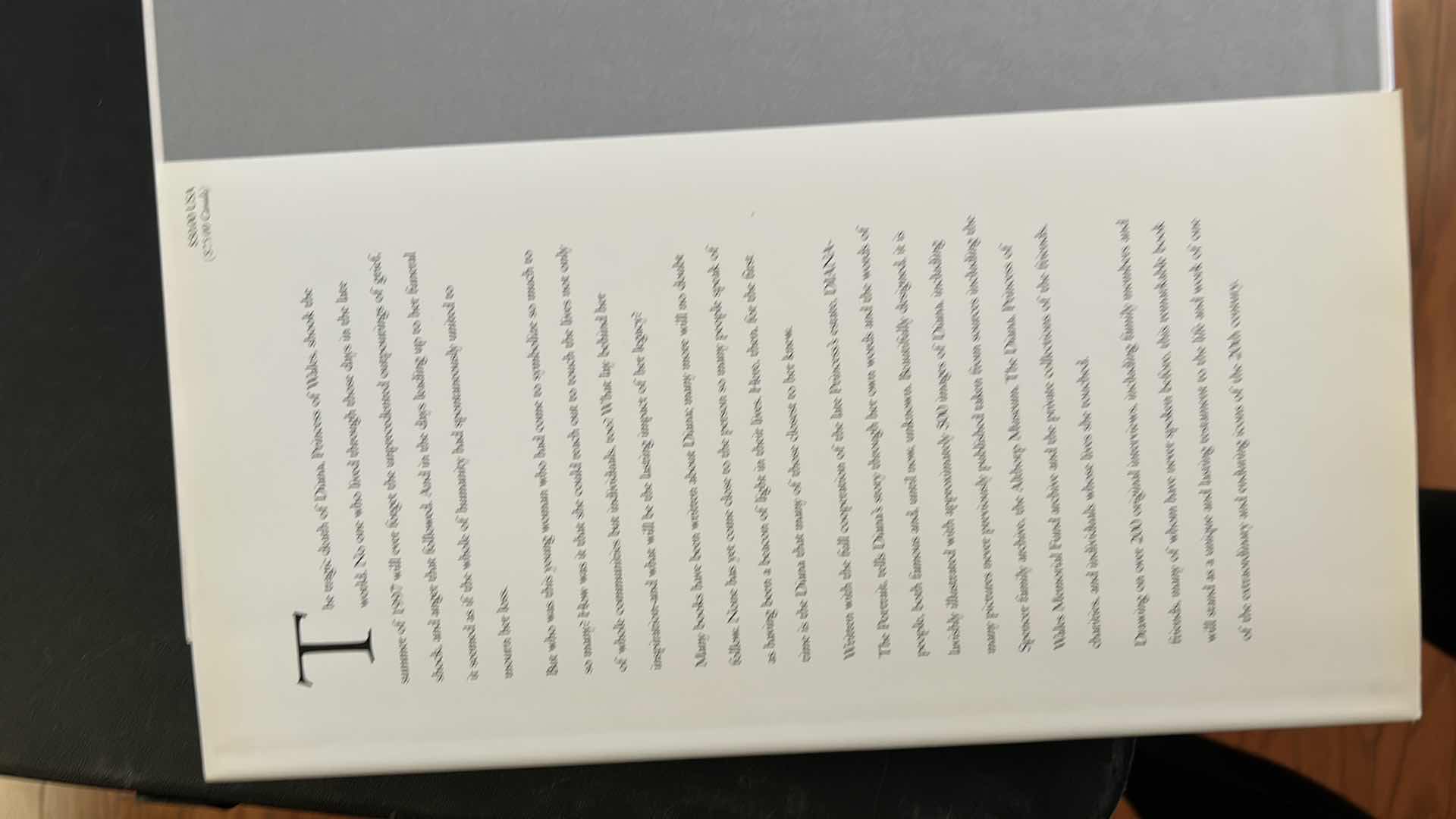 Photo 1 of DIANA THE PORTRAIT LARGE COCKTAIL HARDCOVER BOOK 10” x 13 1/2”