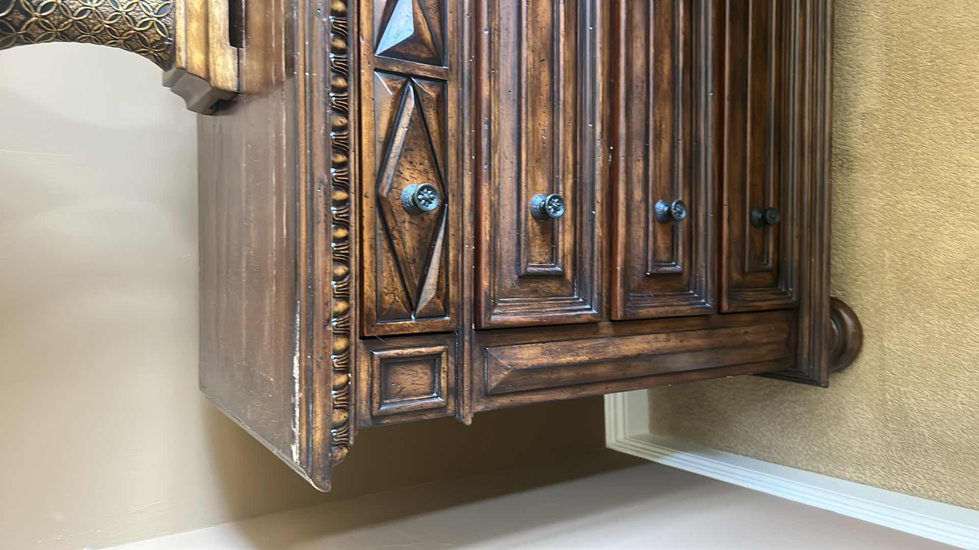 View 4 of HOOKER FURNITURE  WOOD NIGHTSTAND 40 1/2“ x 18 1/2“ x 37.5”