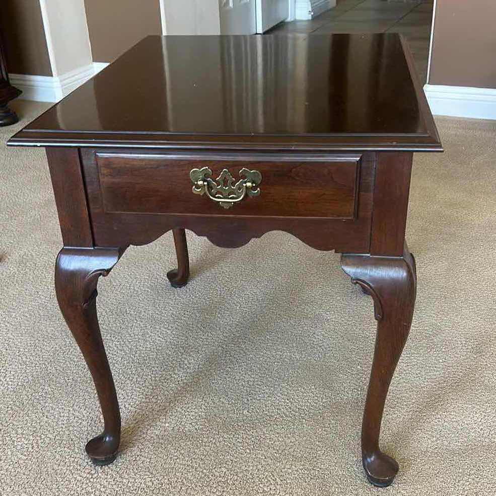 Photo 1 of ETHAN ALLEN WOOD SIDE TABLE / NIGHT STAND 21 1/2” x 26 1/2” x 22 1/2”