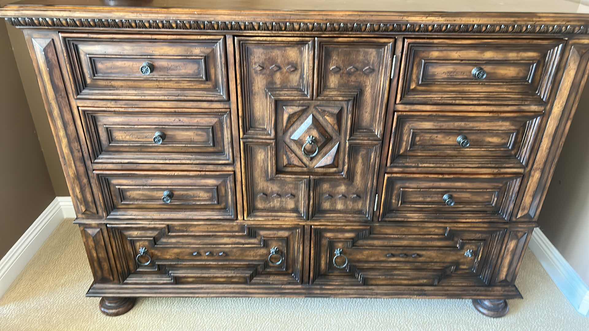 Photo 1 of HOOKER FURNITURE SEVEN SEAS COLLECTION DRESSER 64” x 24” x 44”