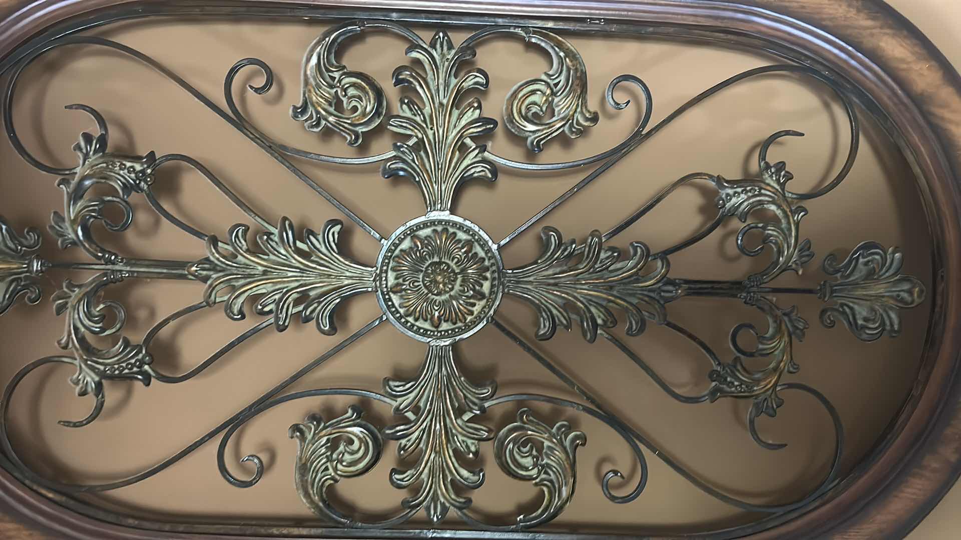 Photo 1 of WOOD AND METAL WALL DECOR 27” x 47”