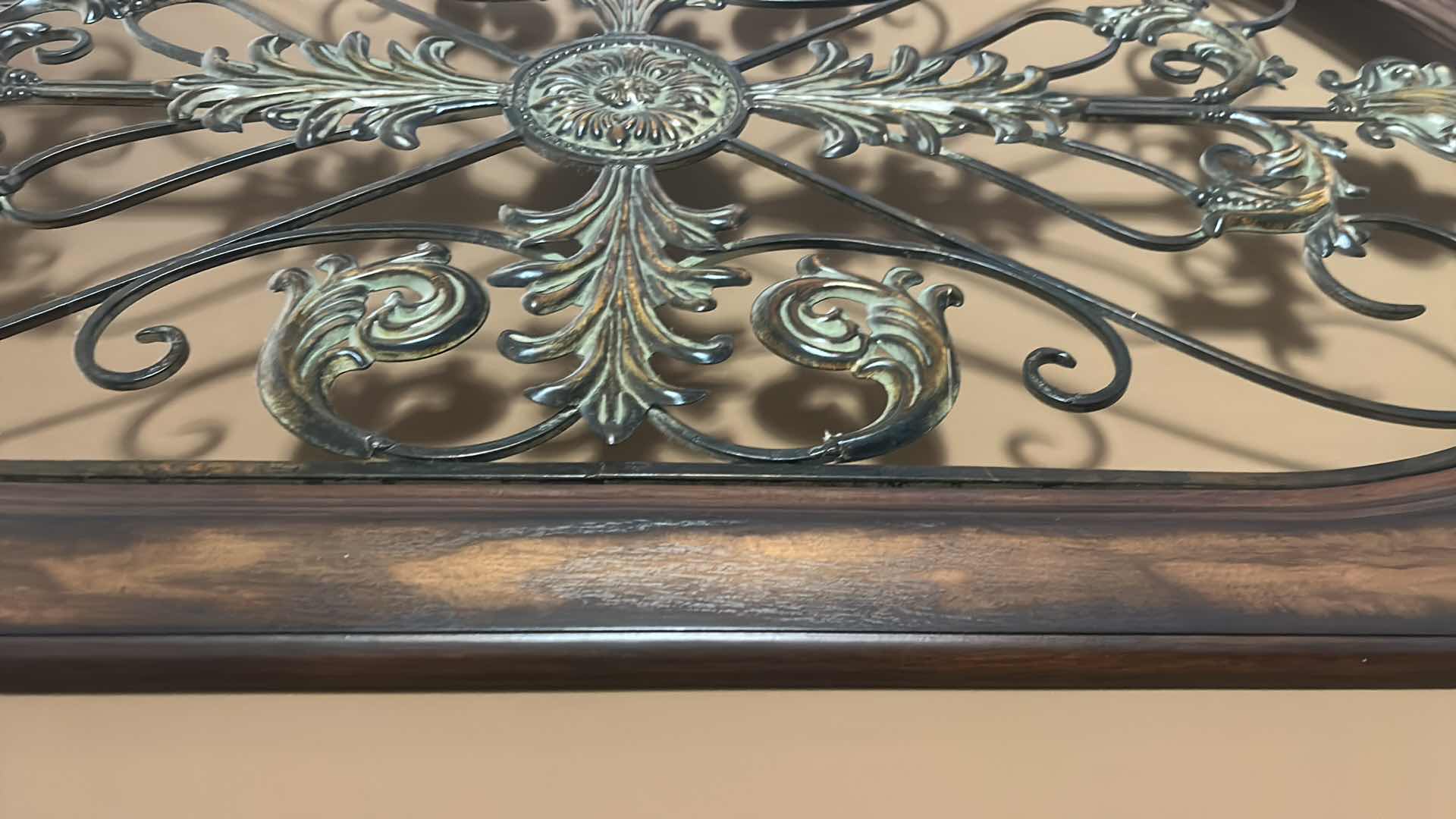 Photo 1 of WOOD AND METAL WALL DECOR 27” x 47”