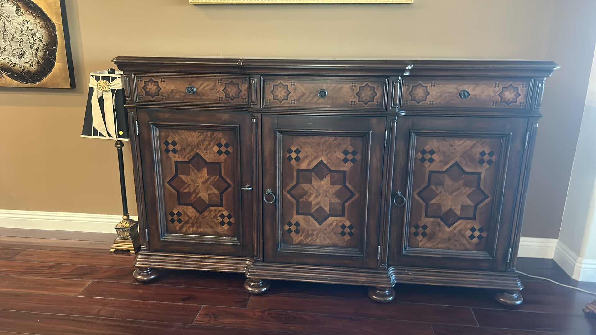 View 8 of HOOKER FURNITURE -  BUFFET / SIDEBOARD / CREDENZA 6’ x 20” x 43”
