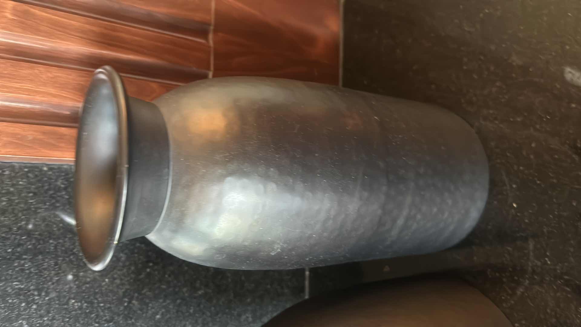 Photo 1 of 2 METAL VASES (TALLEST 11”)