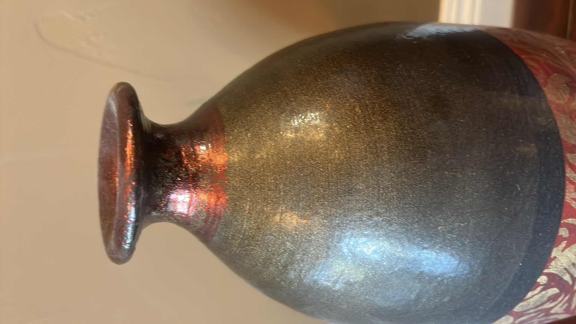 Photo 1 of HOME DECOR/ HEAVY CERAMIC VASE H20”