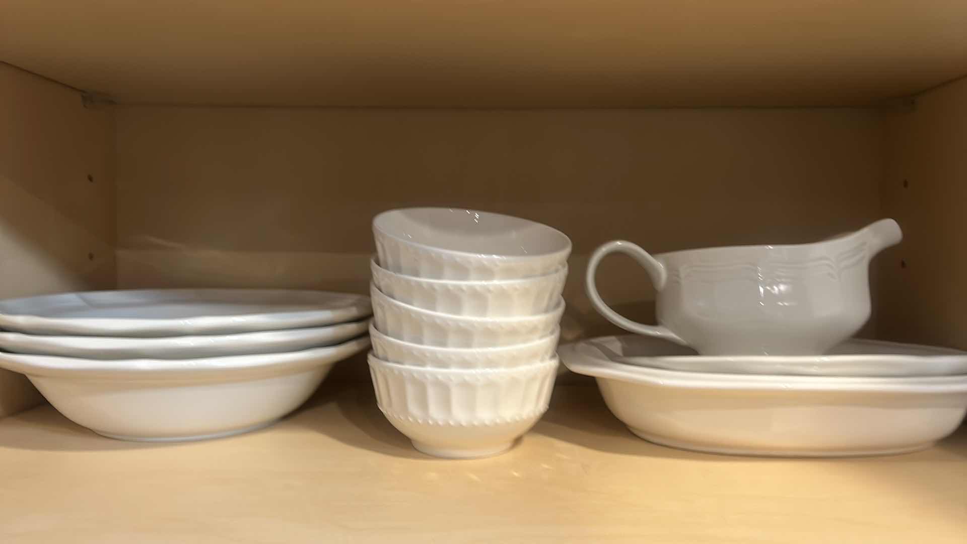 Photo 1 of CONTENTS OF KITCHEN CABINET