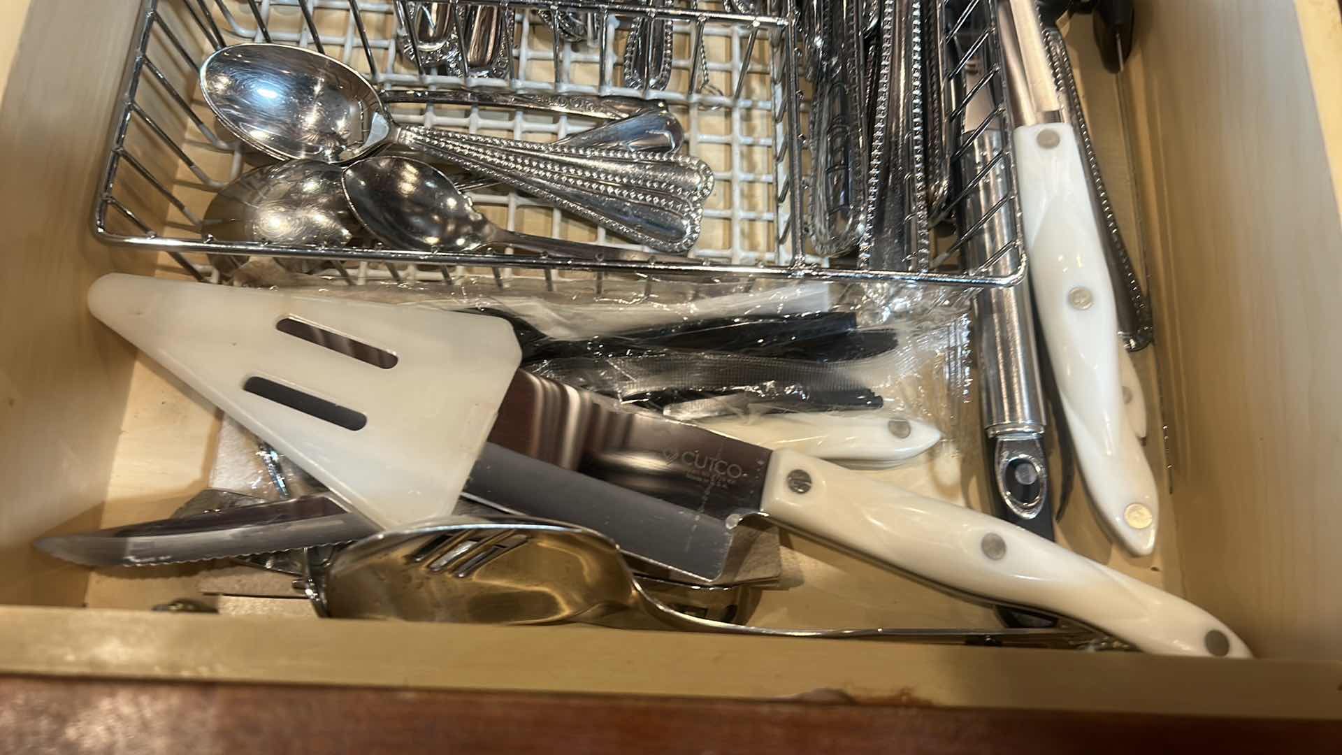 Photo 1 of CONTENTS PULL OUT DRAWER IN KITCHEN- SILVERWARE