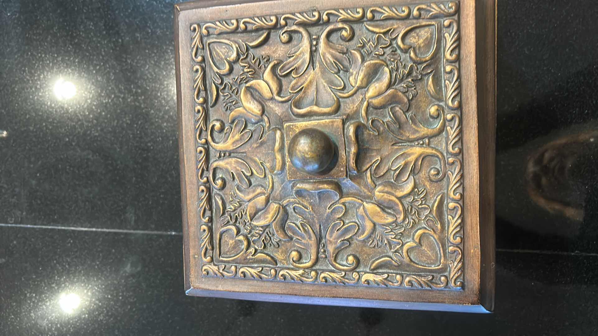 Photo 3 of VERY HEAVY ORNATE BOX 11 1/2” x 10”