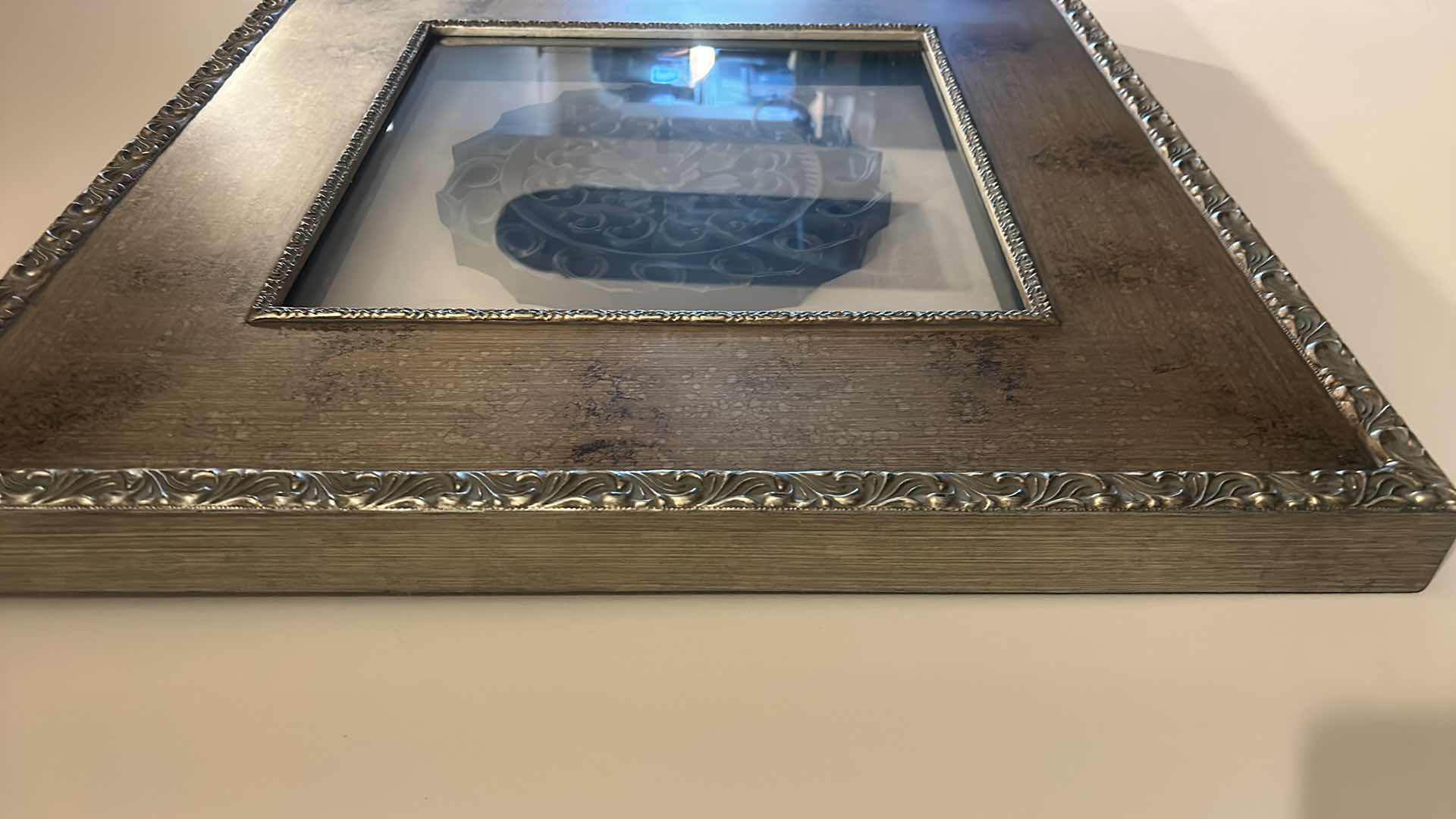 Photo 1 of WALL DECOR - FRAMED SHADOW BOX 27 1/2” x 27 1/2” x 2 1/2”