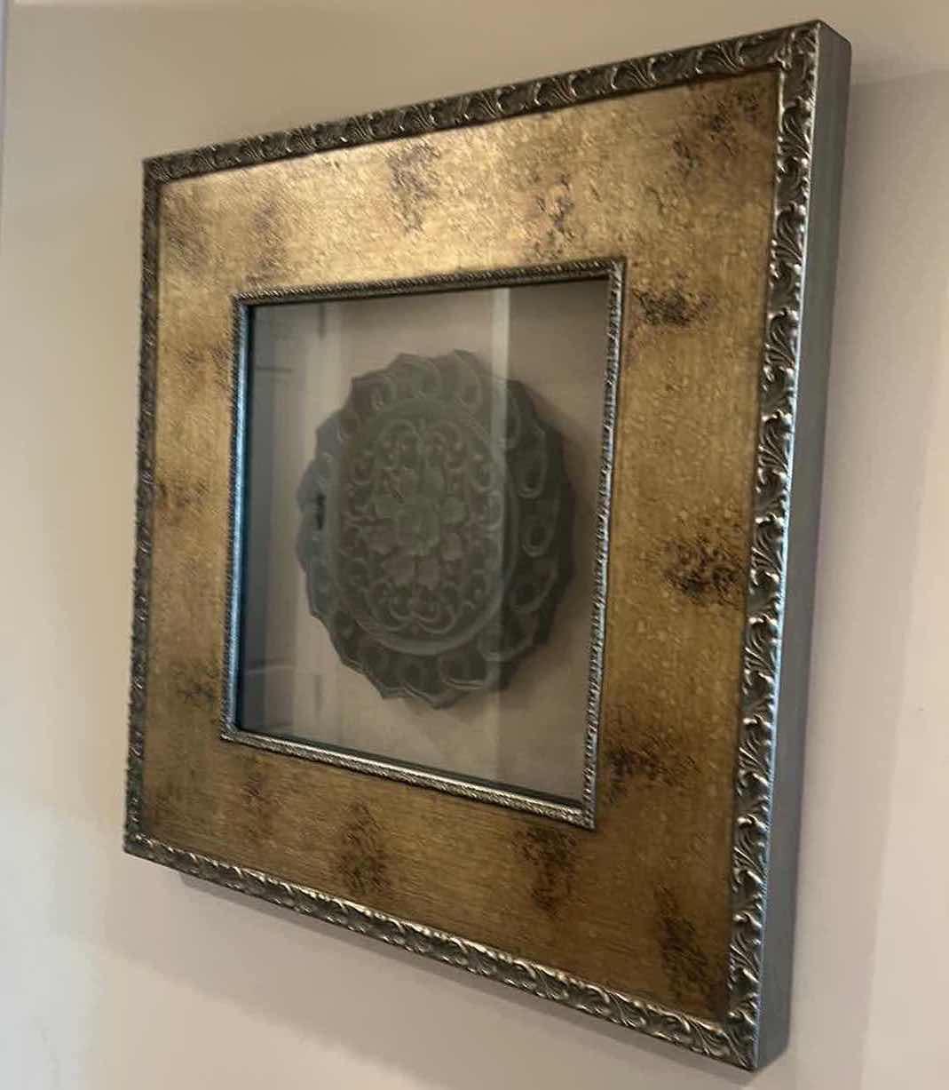 Photo 1 of WALL DECOR - FRAMED SHADOW BOX 27 1/2” x 27 1/2” x 2 1/2”