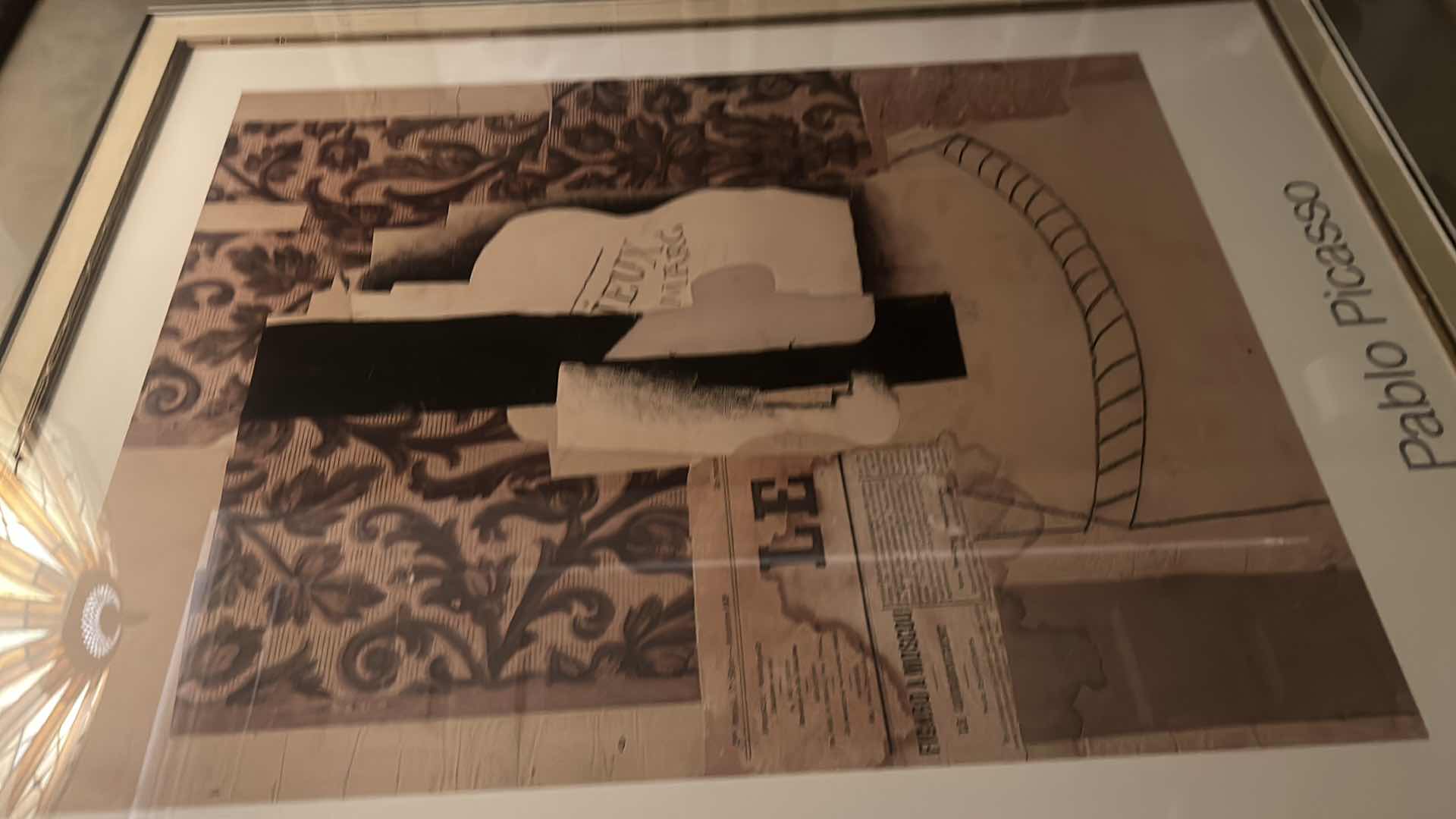 Photo 1 of PABLO PICASSO FRAMED PRINT ARTWORK 39 1/2 x 47 1/2