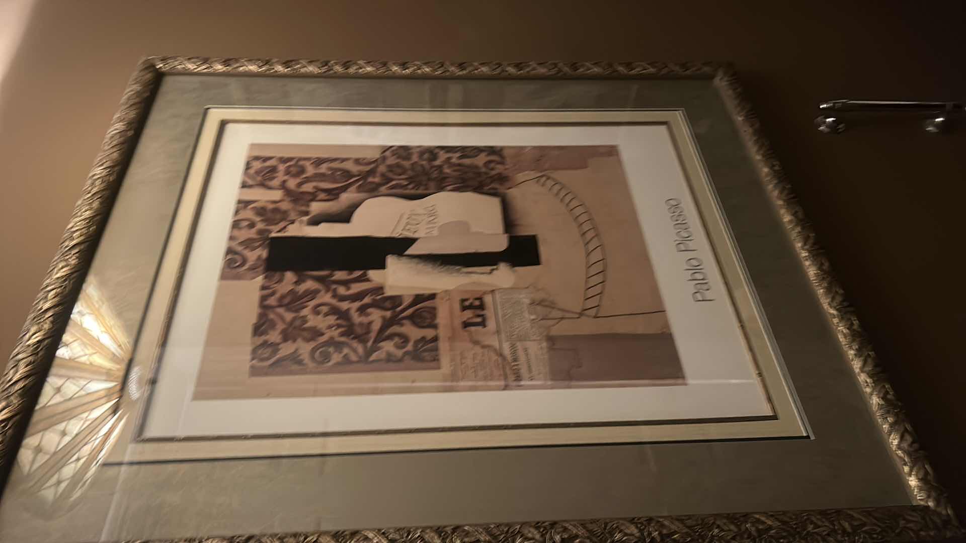 Photo 1 of PABLO PICASSO FRAMED PRINT ARTWORK 39 1/2 x 47 1/2