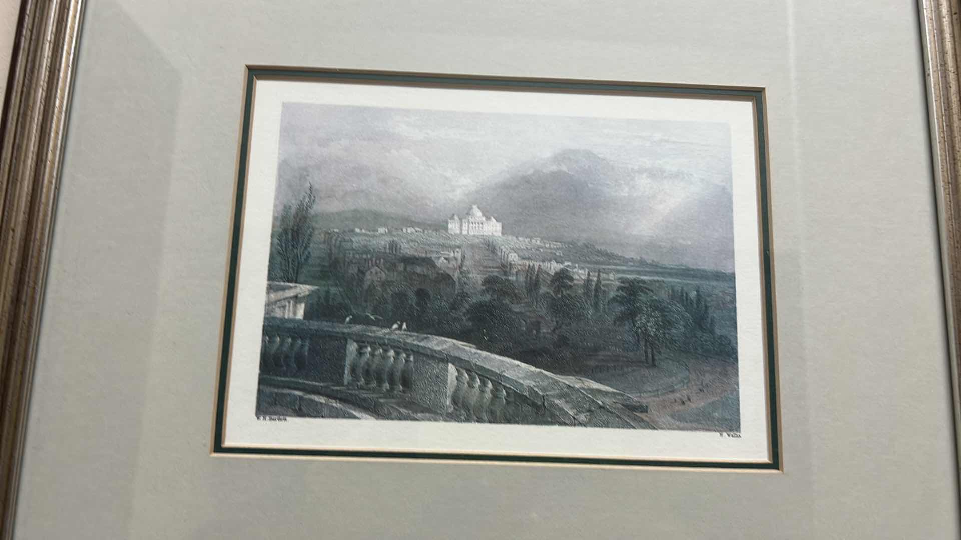 Photo 3 of 2 LITHOGRAPH REPRODUCTIONS FRAMED ARTWORK 12” x 14”