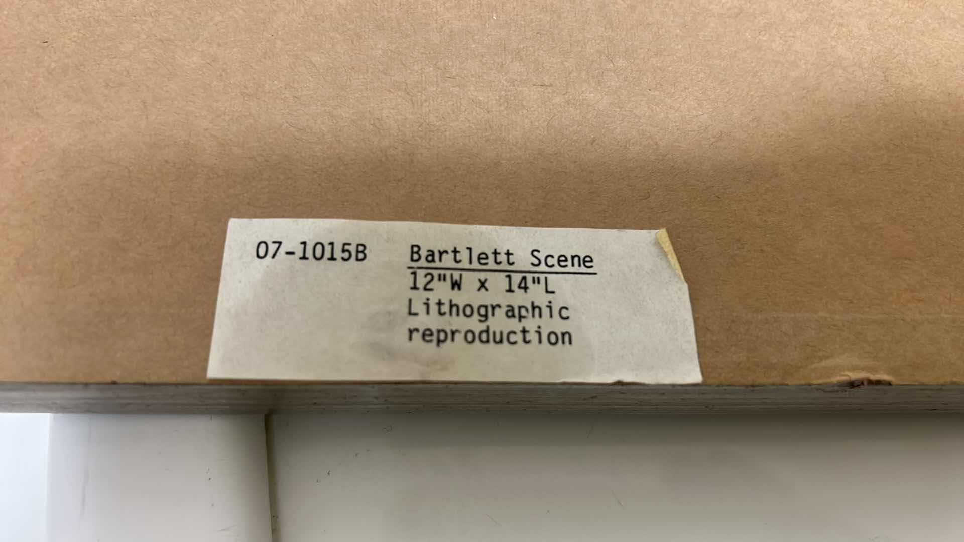 Photo 1 of 2 LITHOGRAPH REPRODUCTIONS FRAMED ARTWORK 12” x 14”