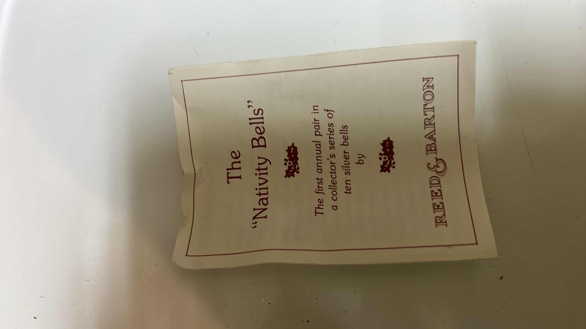 Photo 1 of VINTAGE REED AND BARTON SILVER PLATED NATIVITY BELLS