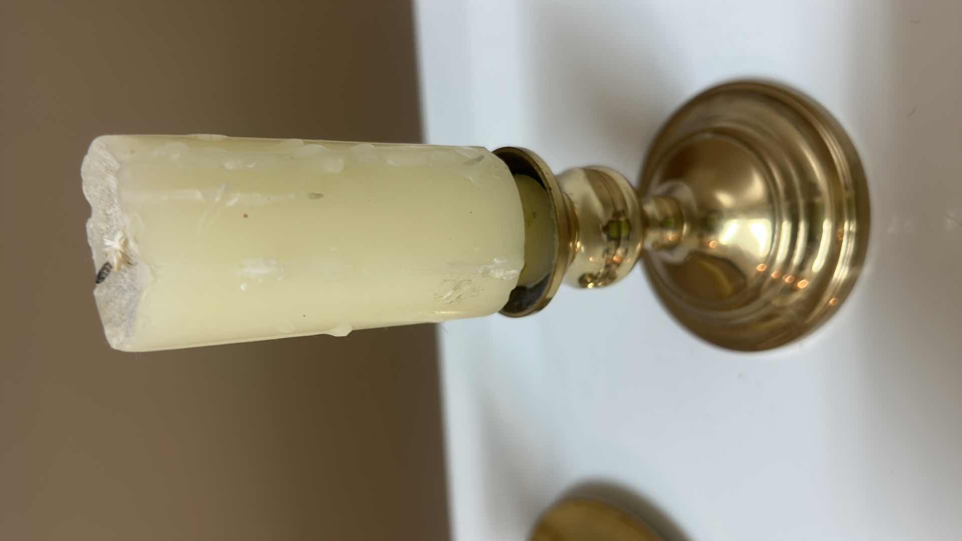 Photo 1 of BRASS CANDLE HOLDER ASSORTMENT (TALLEST 7.5”)