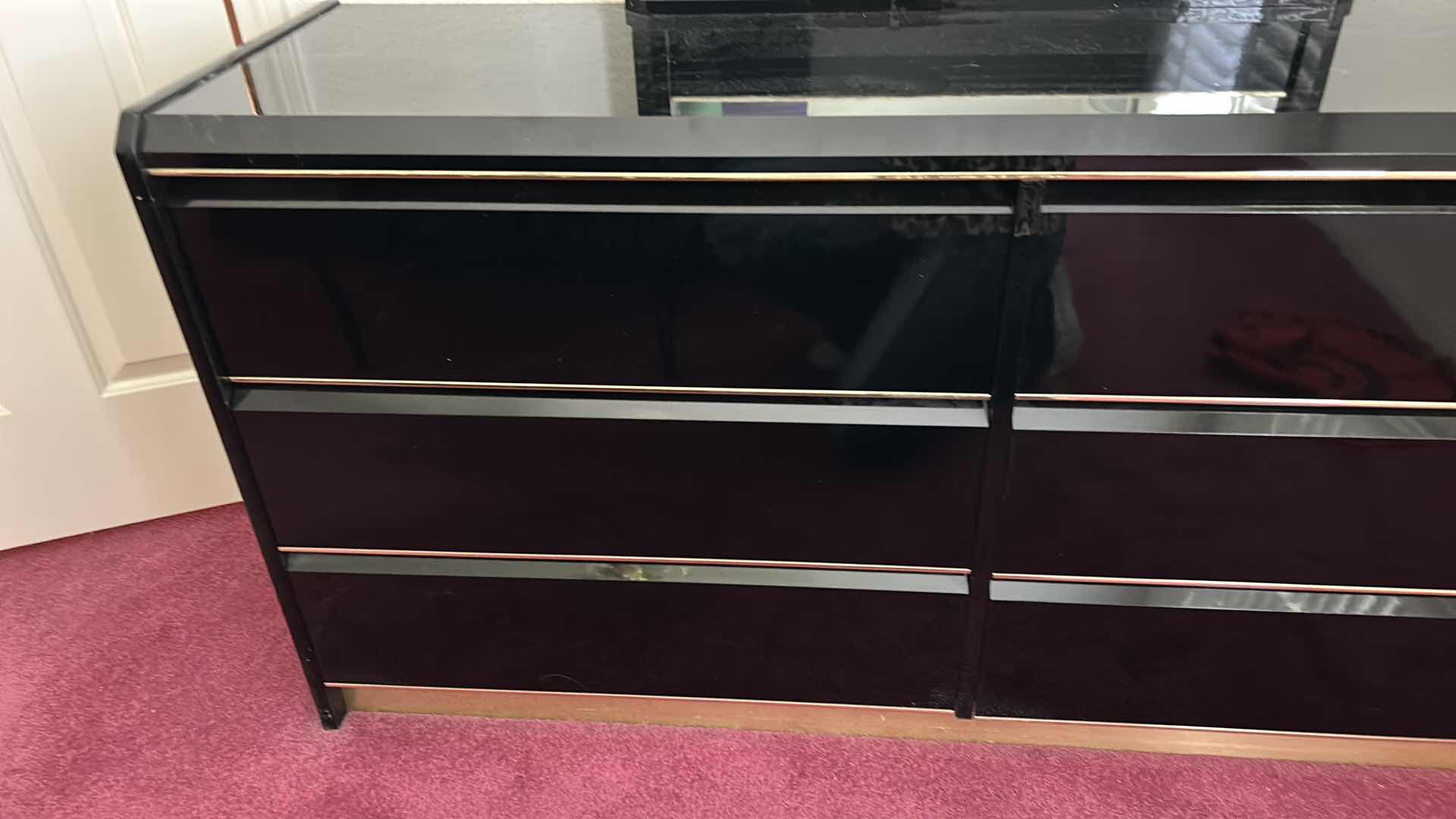 Photo 1 of 6 DRAWER DRESSER WITH MIRROR 5’ x 18” x 6’