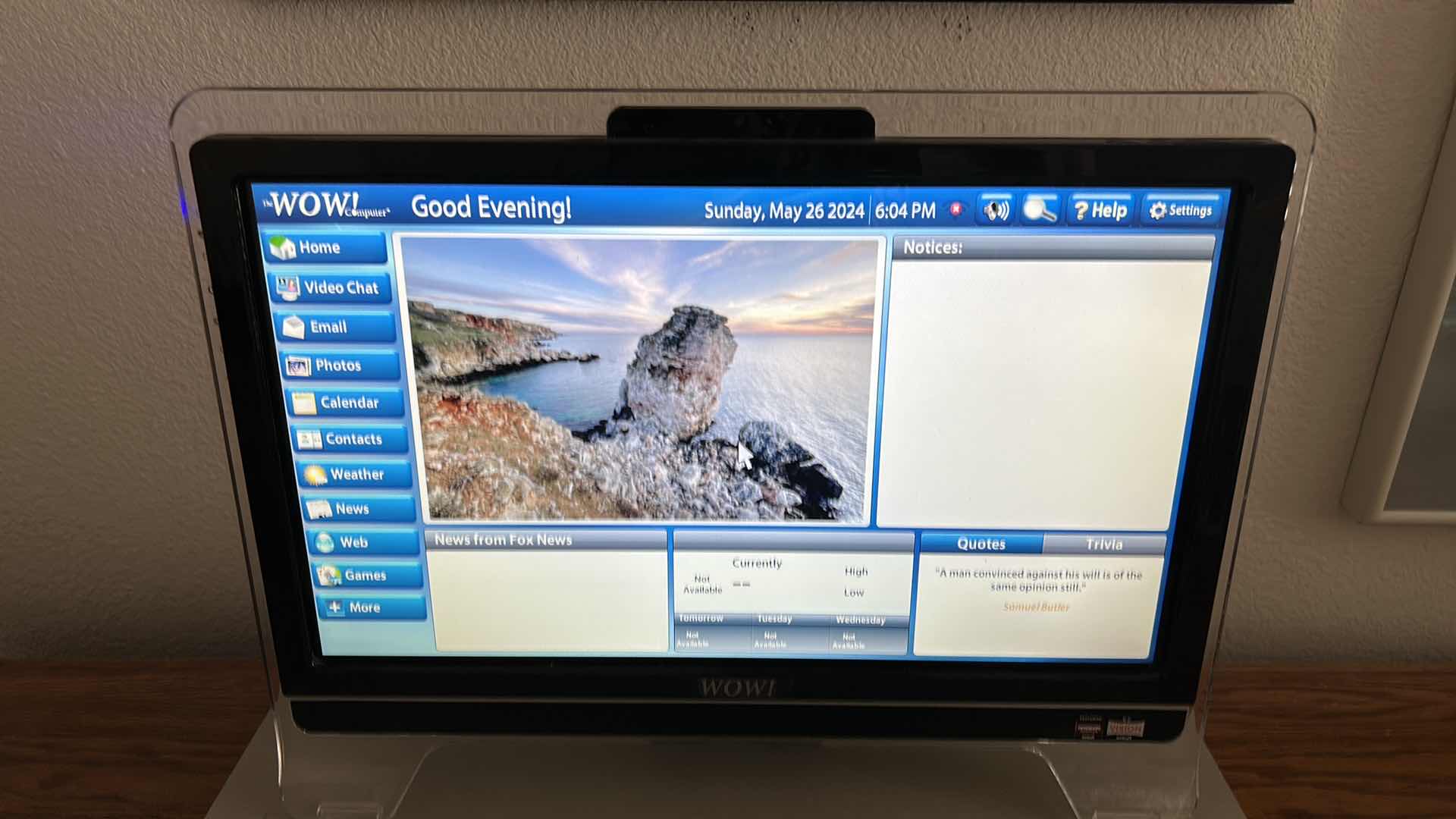 Photo 1 of WOW COMPUTER AND KEYBOARD