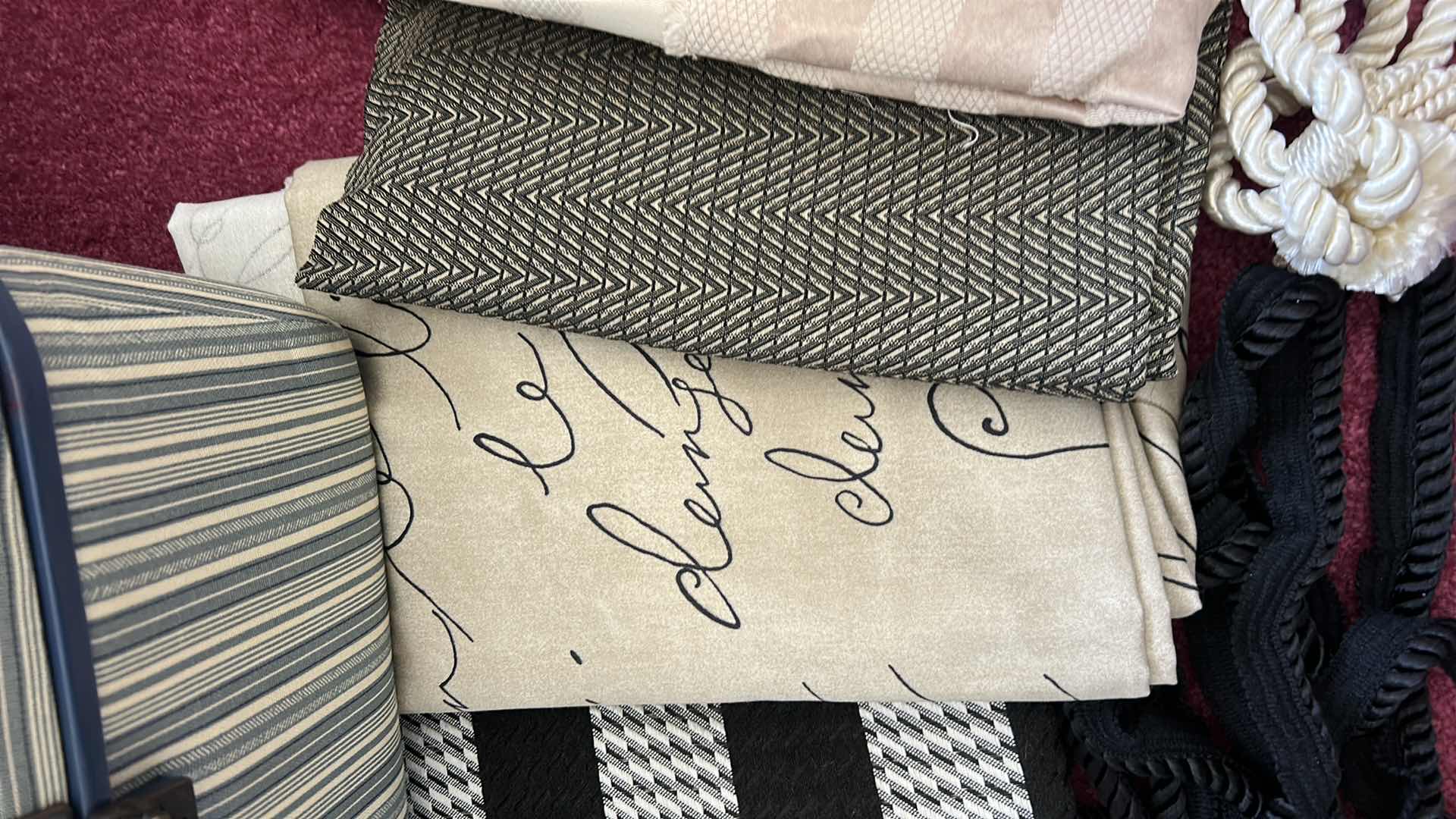 Photo 1 of FABRIC AND SEWING BOX