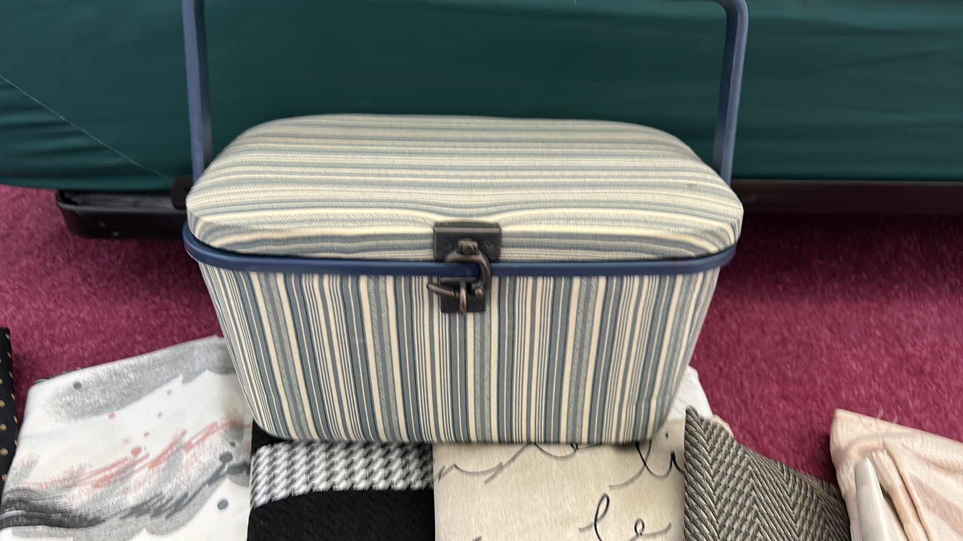 Photo 1 of FABRIC AND SEWING BOX