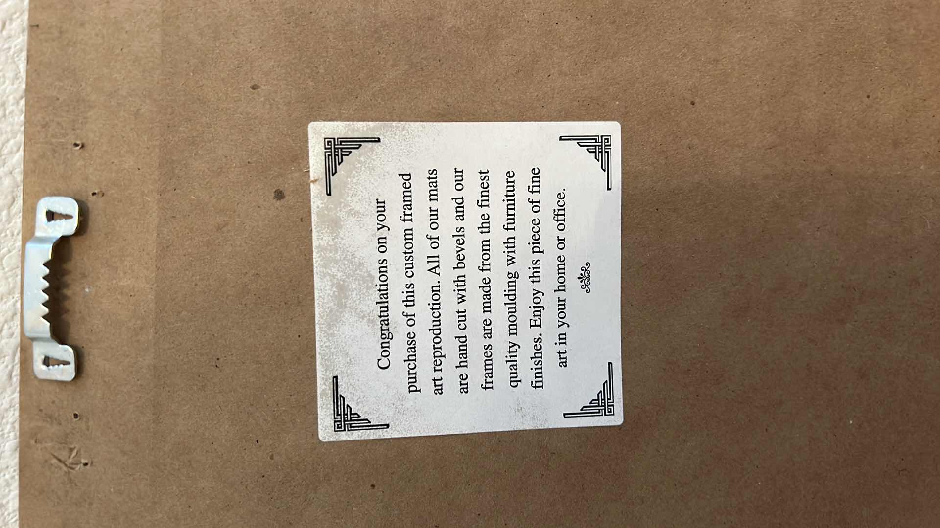 Photo 1 of 2 FLORAL GOLD FRAMED ARTWORK 14 1/4” x 16 1/2