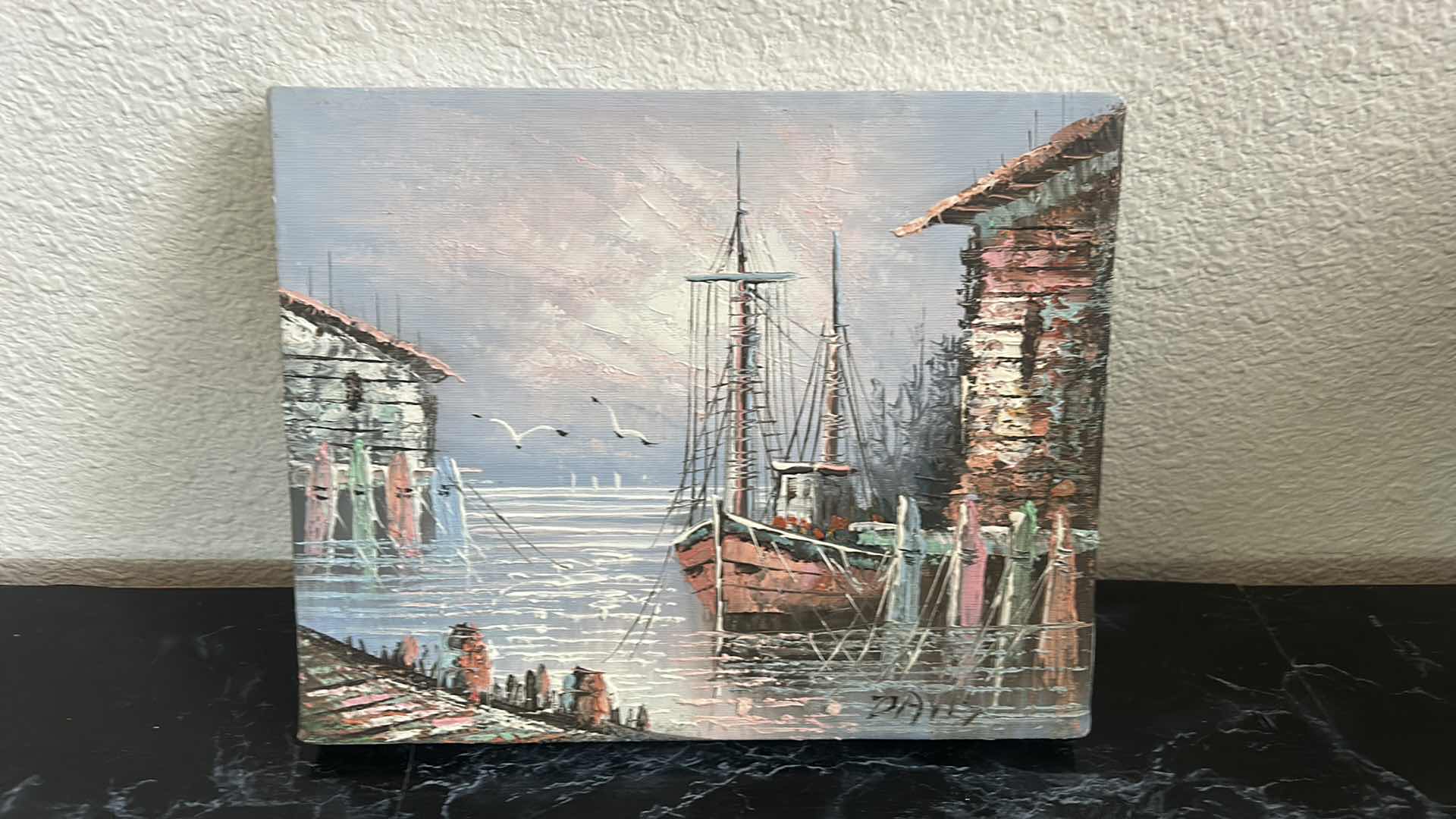 Photo 1 of 2 HAND-PAINTED OIL ON CANVAS UNFRAMED ARTWORK 10” x 8”