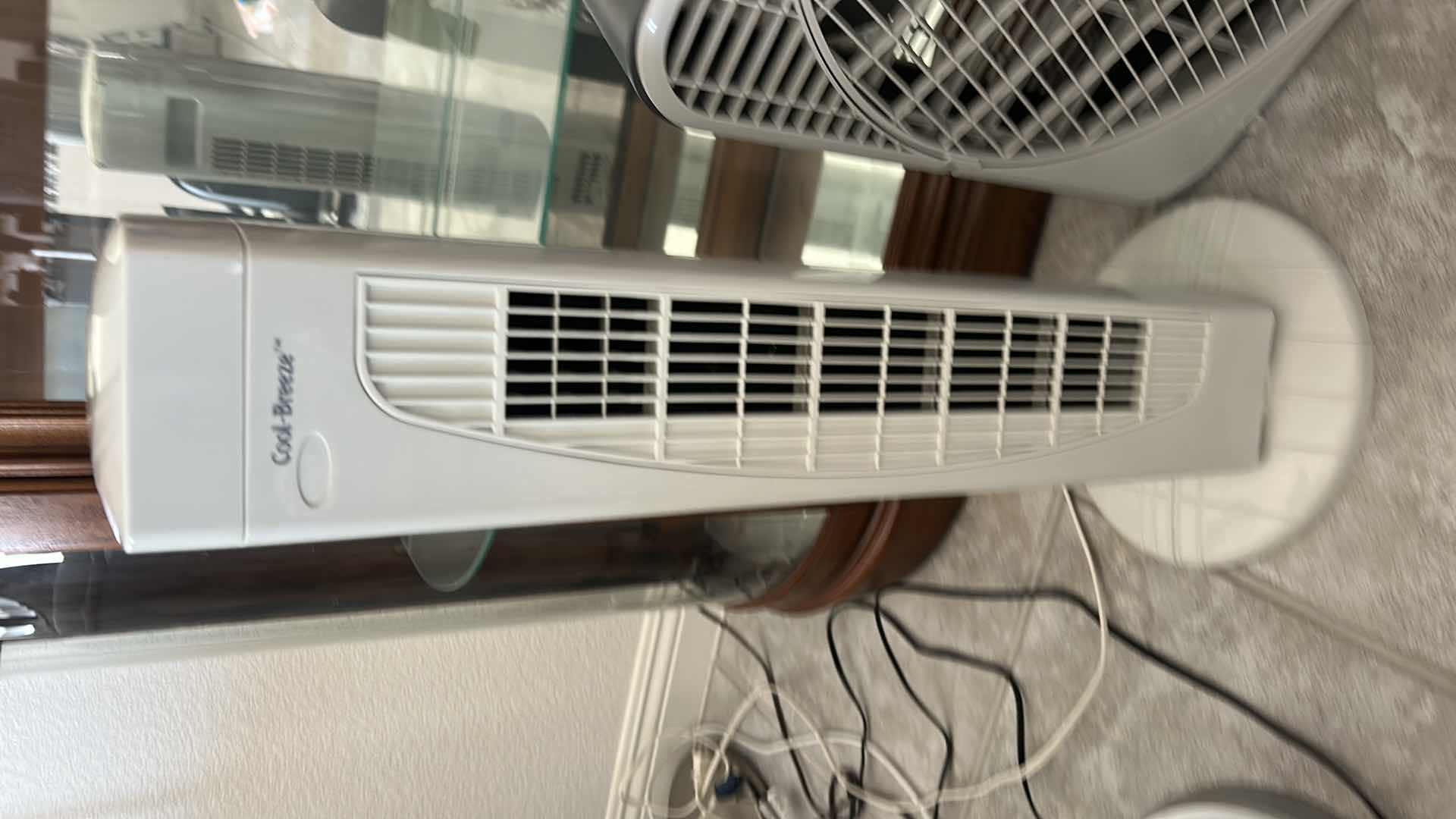 Photo 1 of 2 FANS- 1 TOUCH BOX FAN, COOL BREEZE TOWER FAN