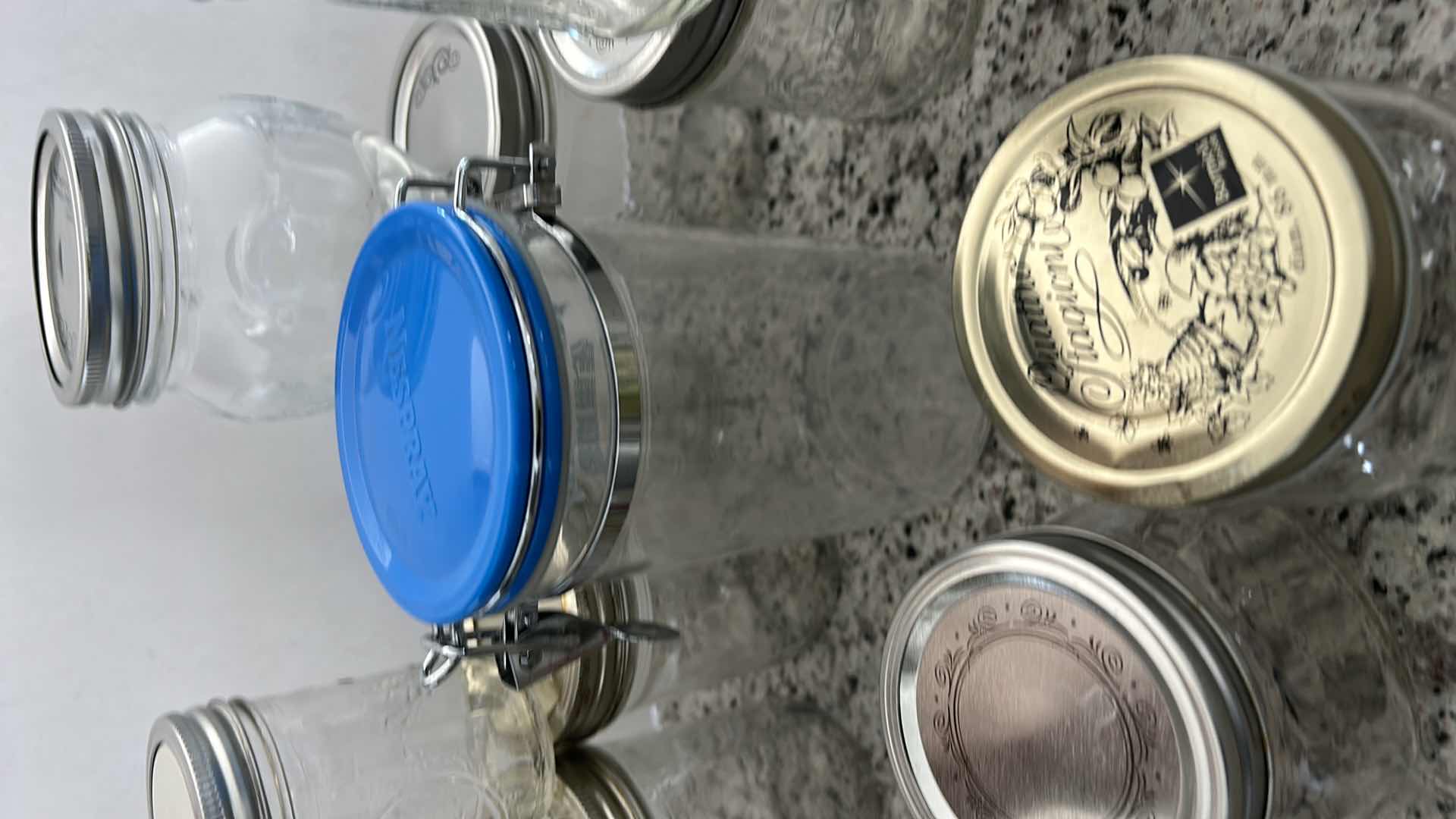 Photo 1 of CANNING JARS AND CANNISTERS