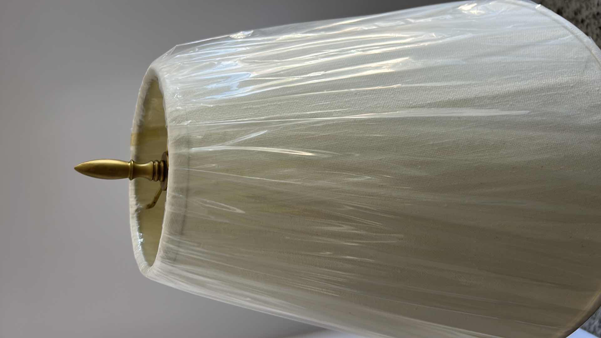 Photo 1 of 31” TABLE LAMP CHROME AND GOLD