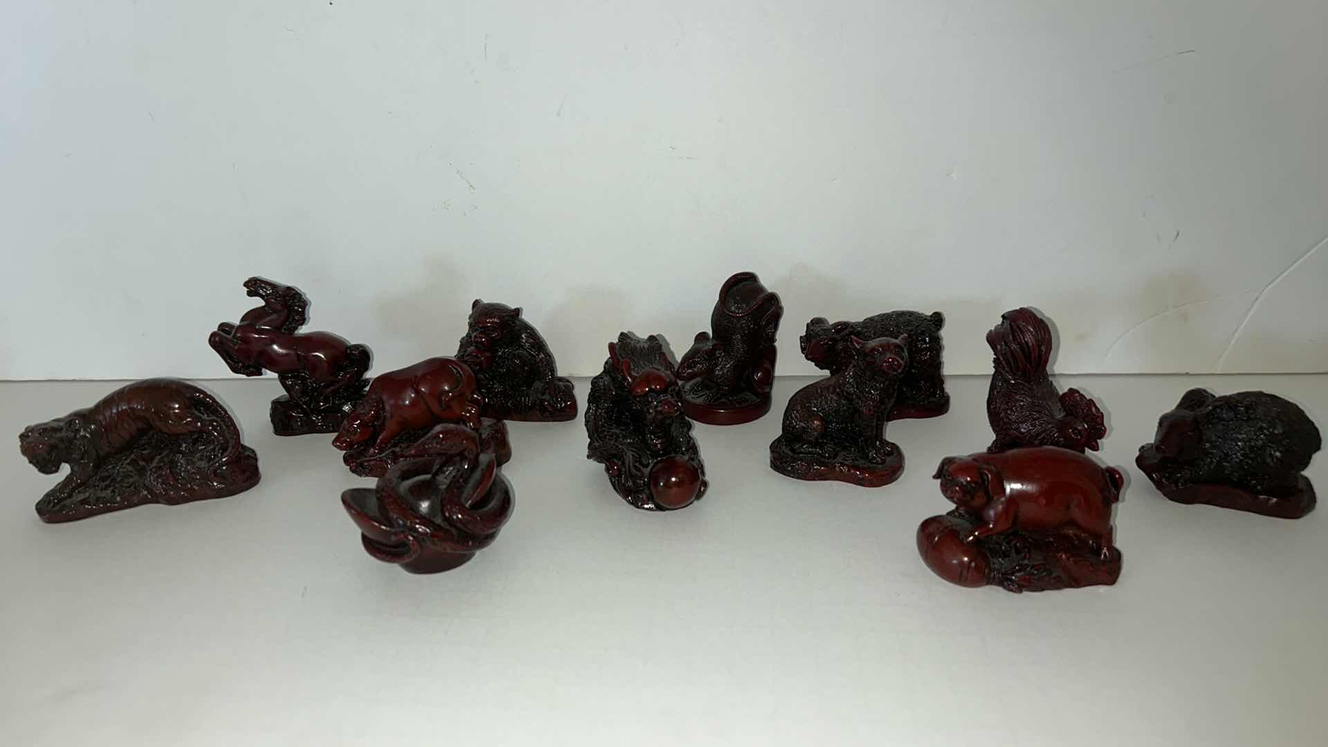 Photo 1 of 12 SMALL ASIAN FIGURES “YEAR OF THE……”