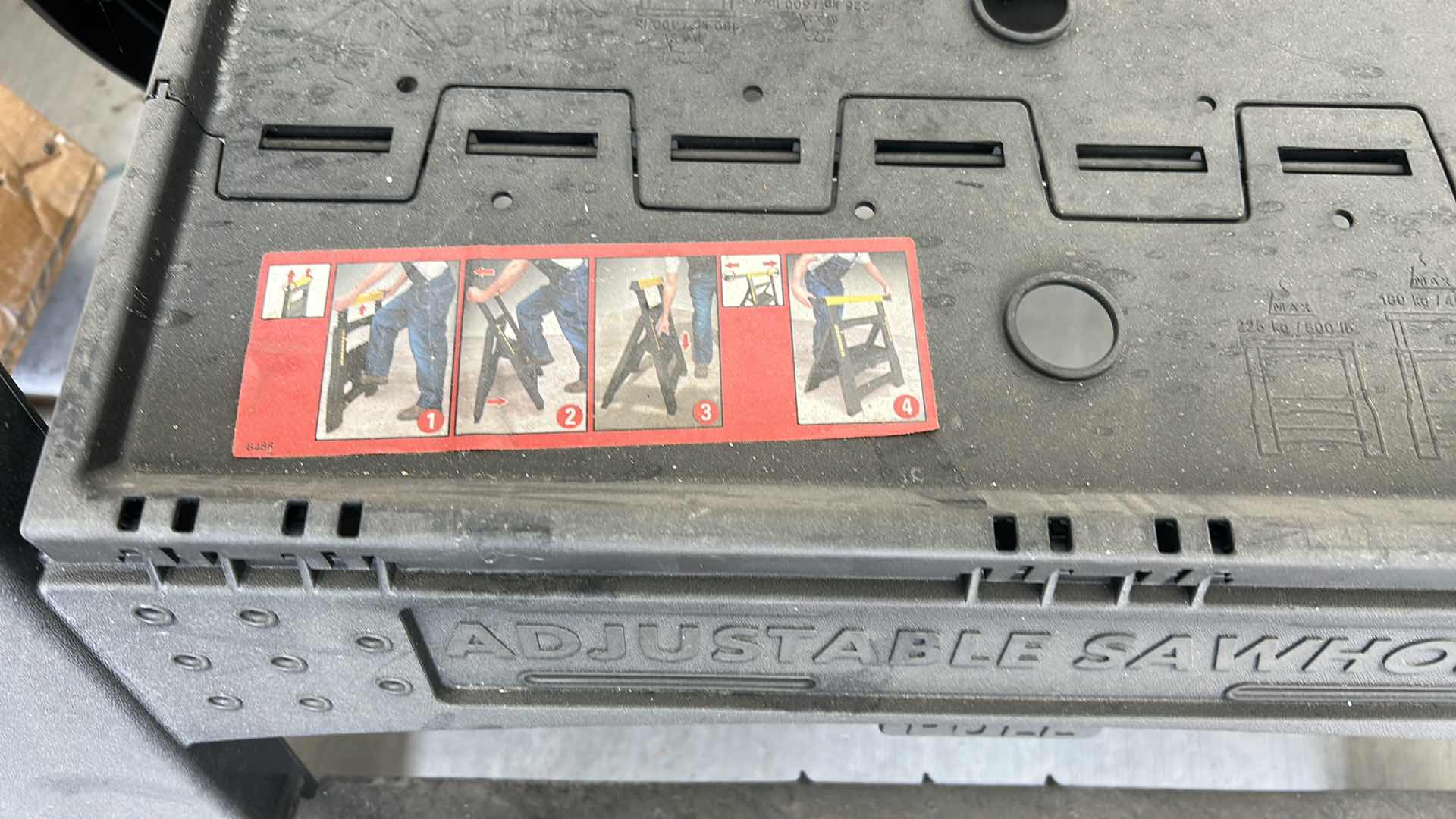 Photo 1 of ADJUSTABLE HEIGHT SAW/WORK HORSE