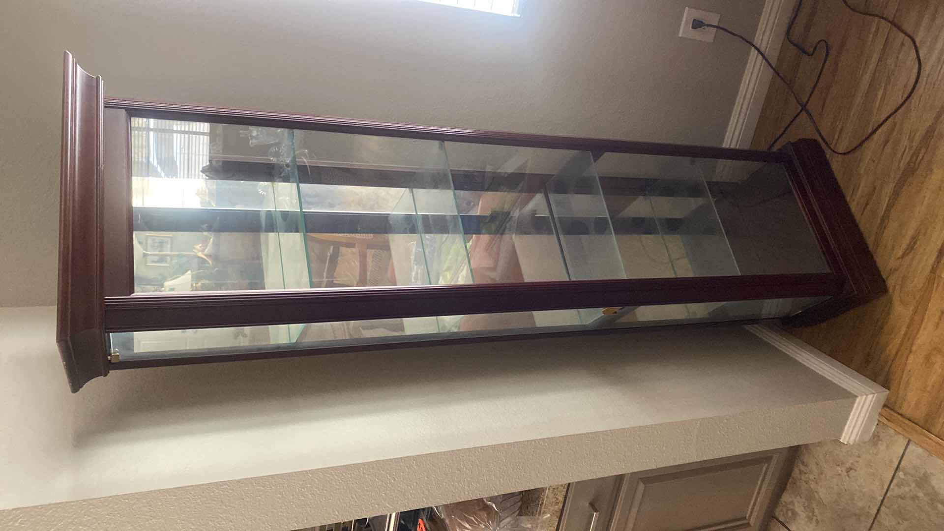 Photo 1 of DISPLAY CABINET 17” x 10” x 73 1/2”