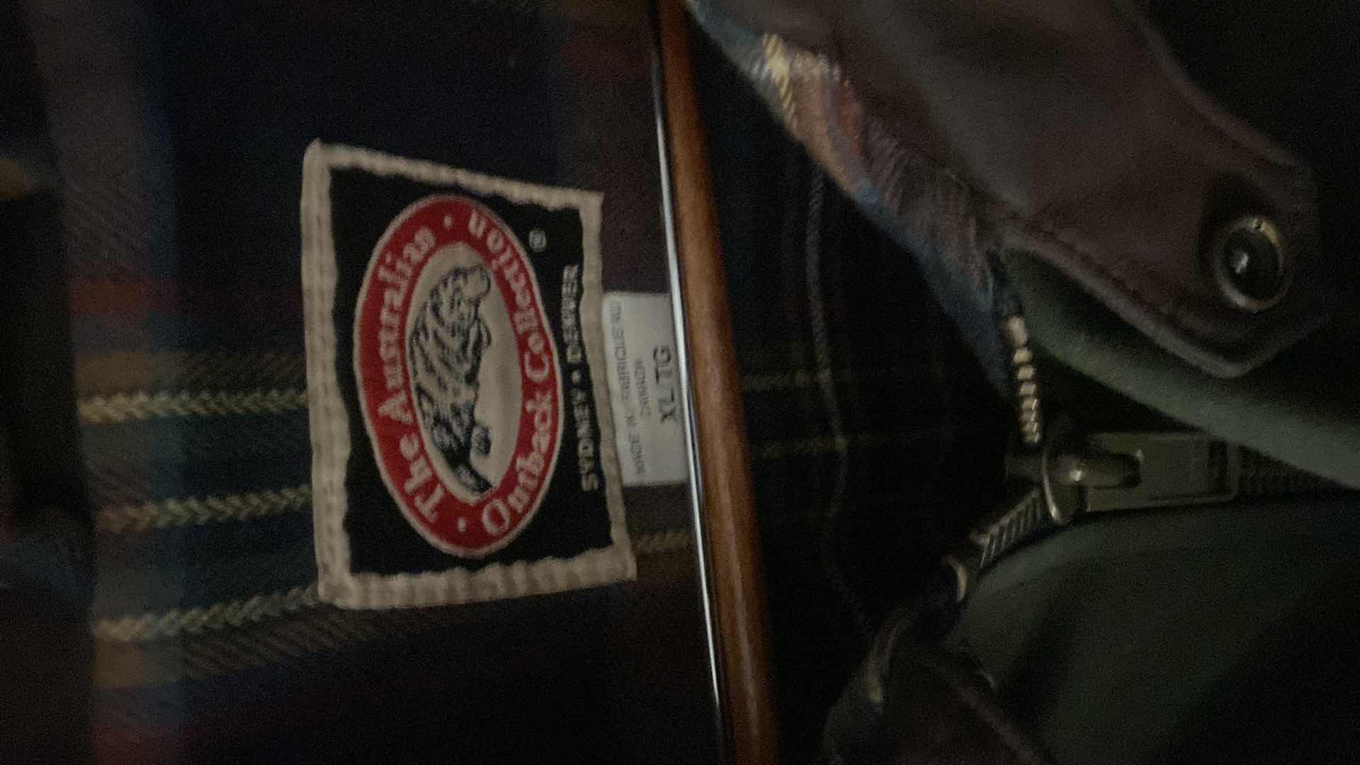 View 2 of MENS SIZE XL THE AUSTRALIAN OUTBACK COLLECTION HEAVY BARN JACKET GREEN CANVAS