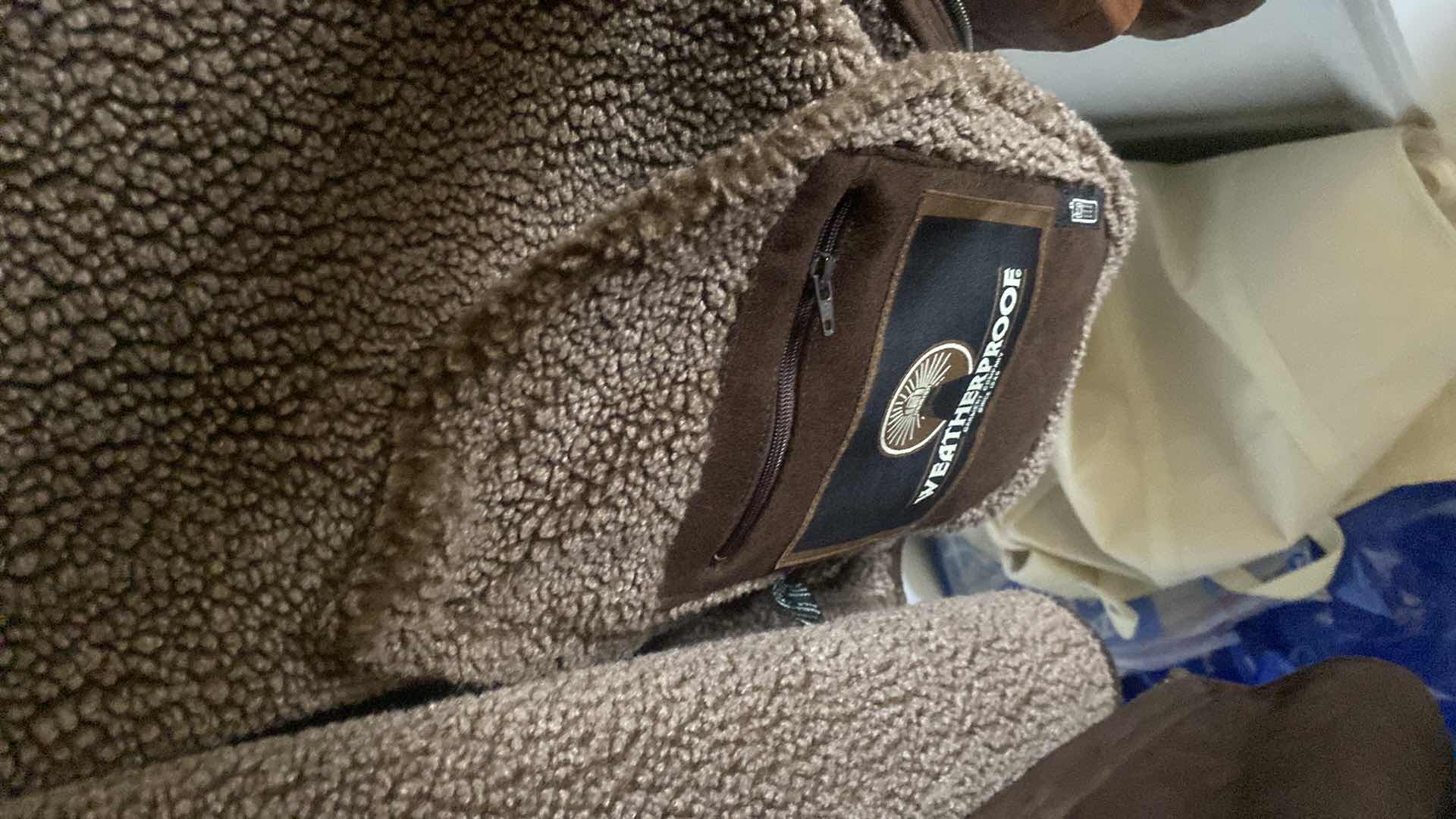 Photo 1 of MENS SIZE XL WEATHERPROOF BROWN JACKET