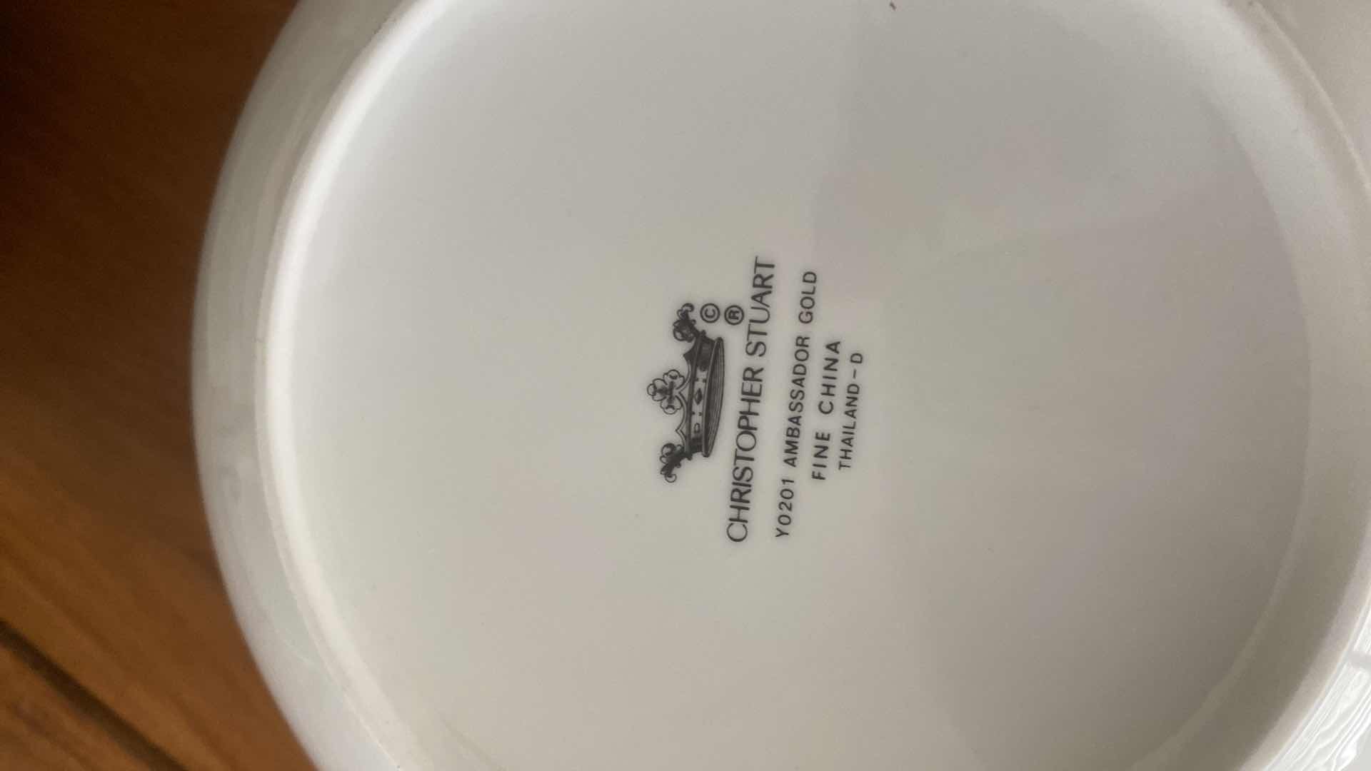 Photo 1 of 46 PIECES CHRISTOPHER STUART FINE CHINA THAILAND