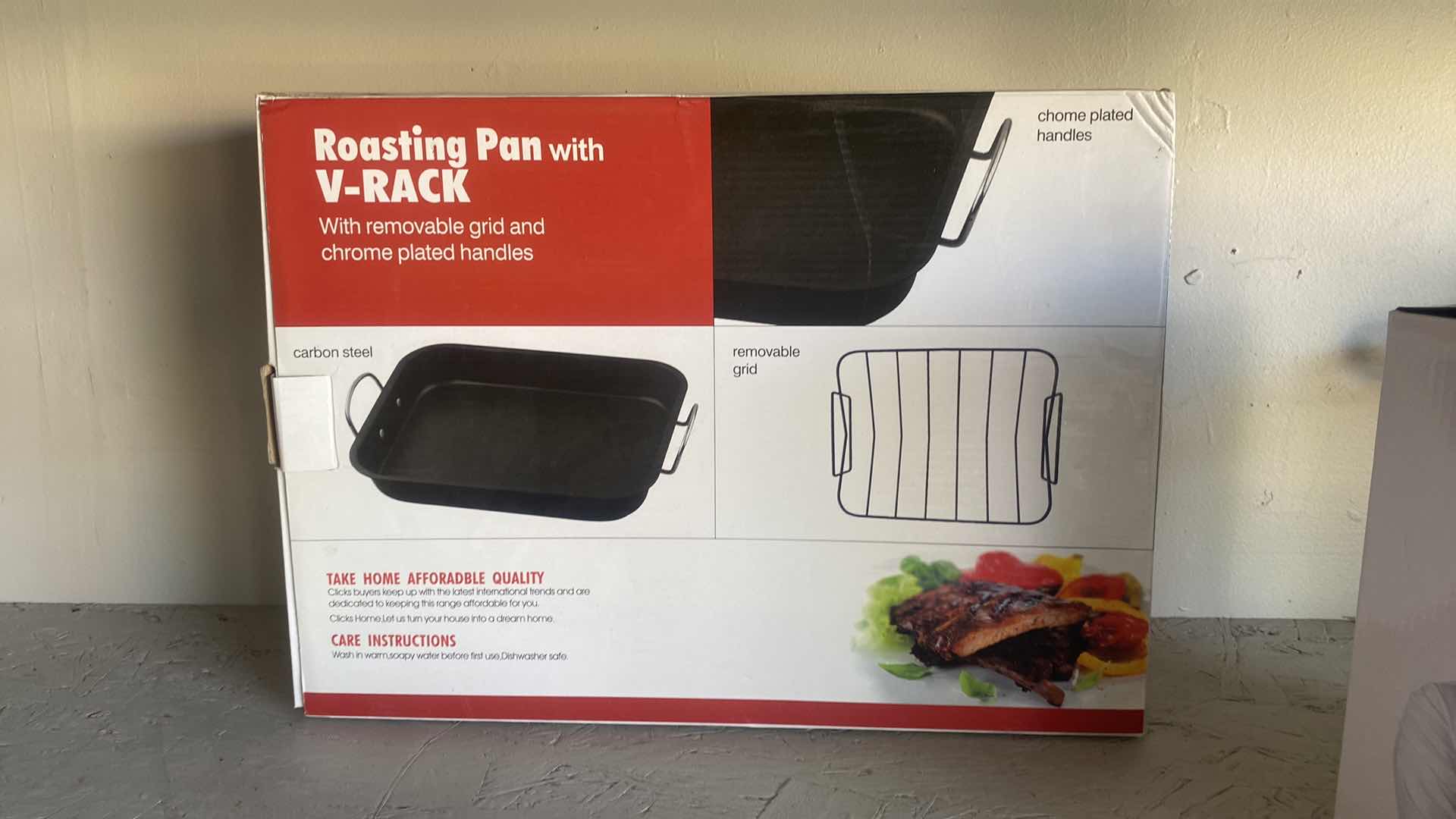 Photo 1 of SHELF IN GARAGE - ROASTING PAN & WOLFGANG PICK ELECTRIC KETTLE