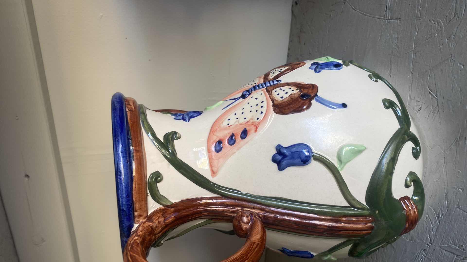 Photo 1 of SHELF IN GARAGE - CERAMICS C GLAZED VASE H 11”