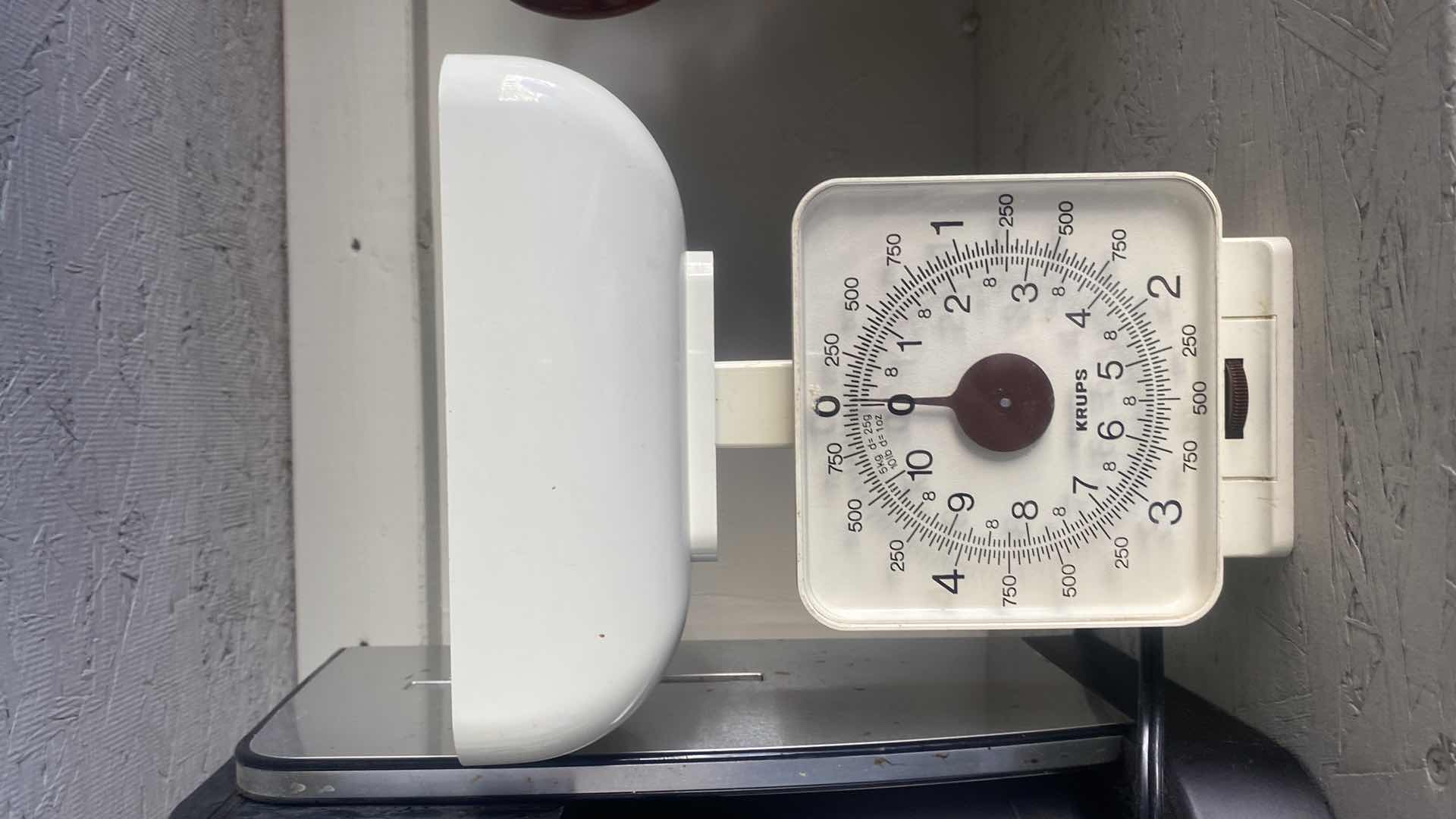 Photo 1 of SHELF IN GARAGE - CUISINART COFFEE MAKER - REQUIRES CLEANING & FOOD SCALE