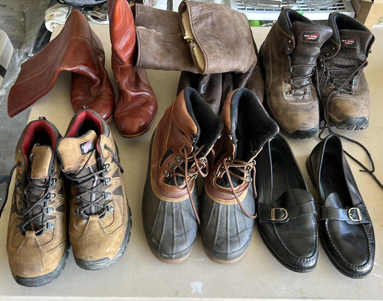 View 1 of 6 PAIRS MENS SHOE ASSORTMENT MENS 10 & 42.5