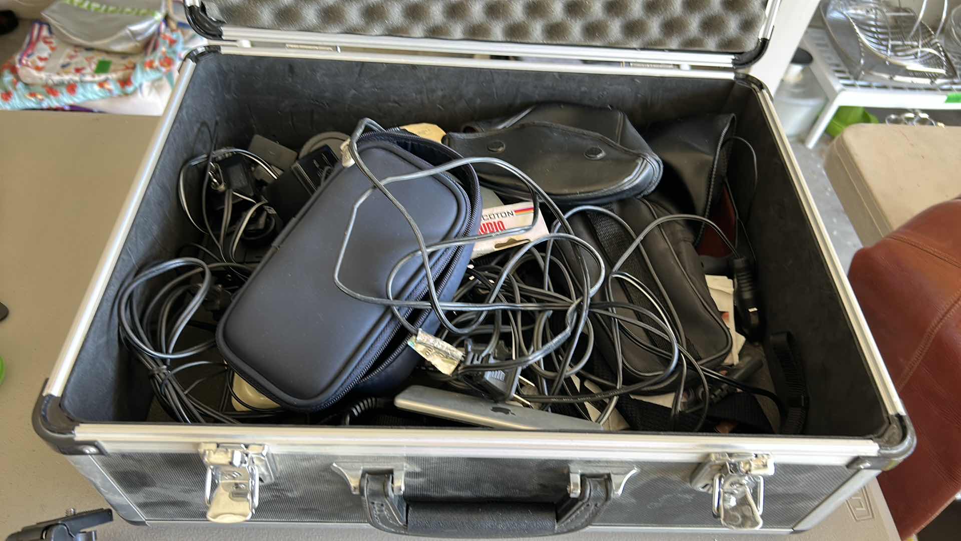 Photo 1 of PADDED CASE WITH CONTENTS AND TRIPOD