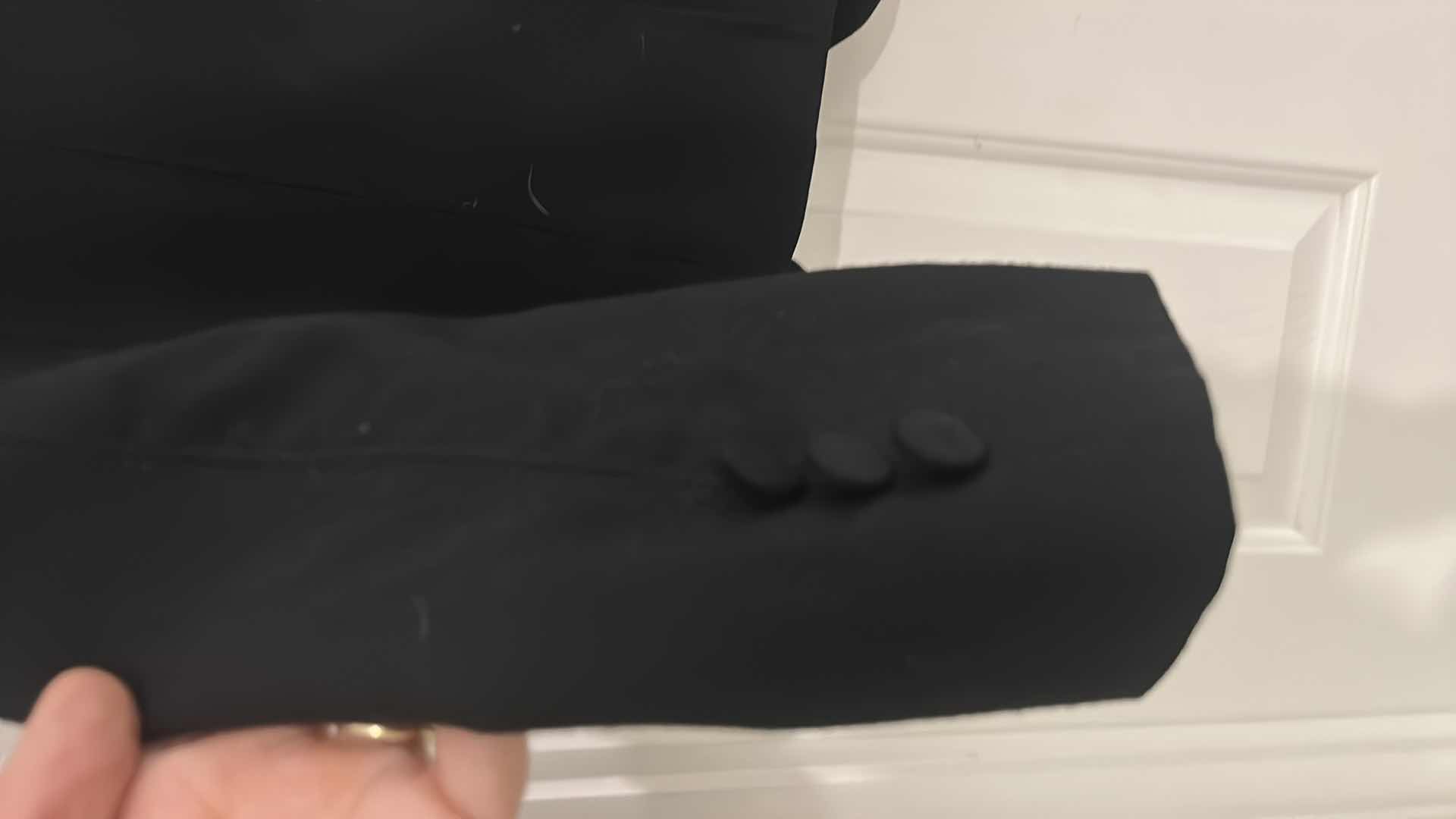 Photo 1 of WOMENS BEBE BLACK JACKET SIZE 8 (RUNS SMALL) MORE LIKE A 6