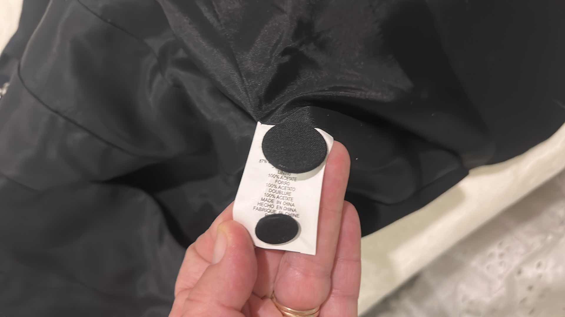 Photo 1 of WOMENS BEBE BLACK JACKET SIZE 8 (RUNS SMALL) MORE LIKE A 6