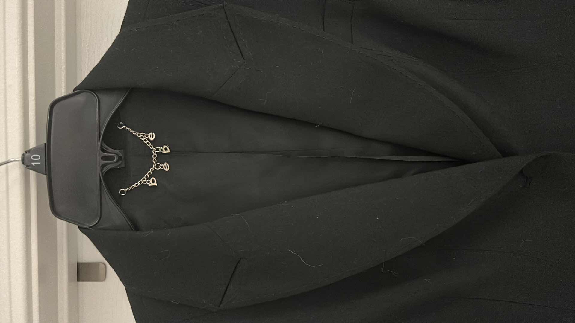 Photo 1 of WOMENS BEBE BLACK JACKET SIZE 8 (RUNS SMALL) MORE LIKE A 6