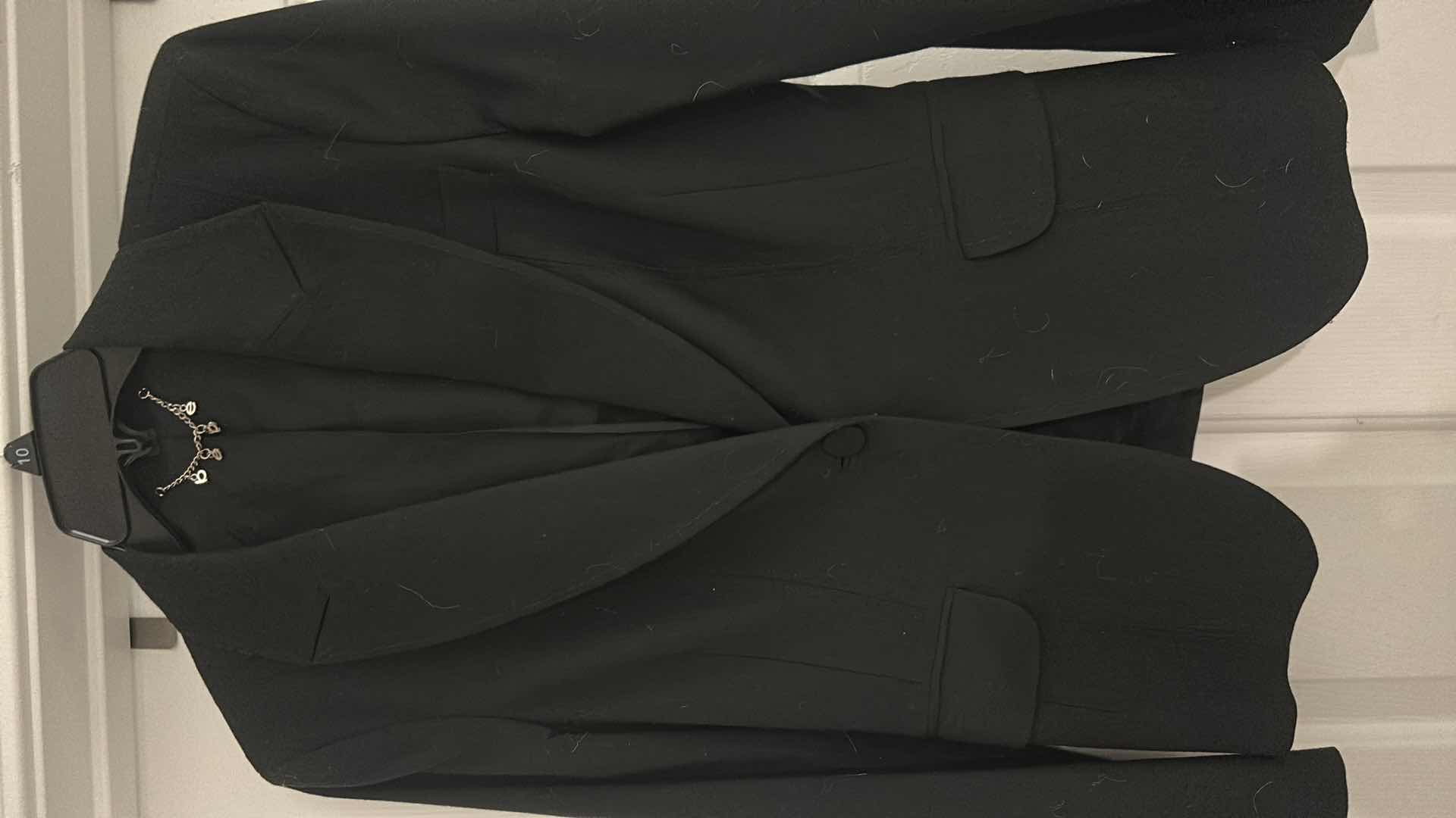 Photo 1 of WOMENS BEBE BLACK JACKET SIZE 8 (RUNS SMALL) MORE LIKE A 6