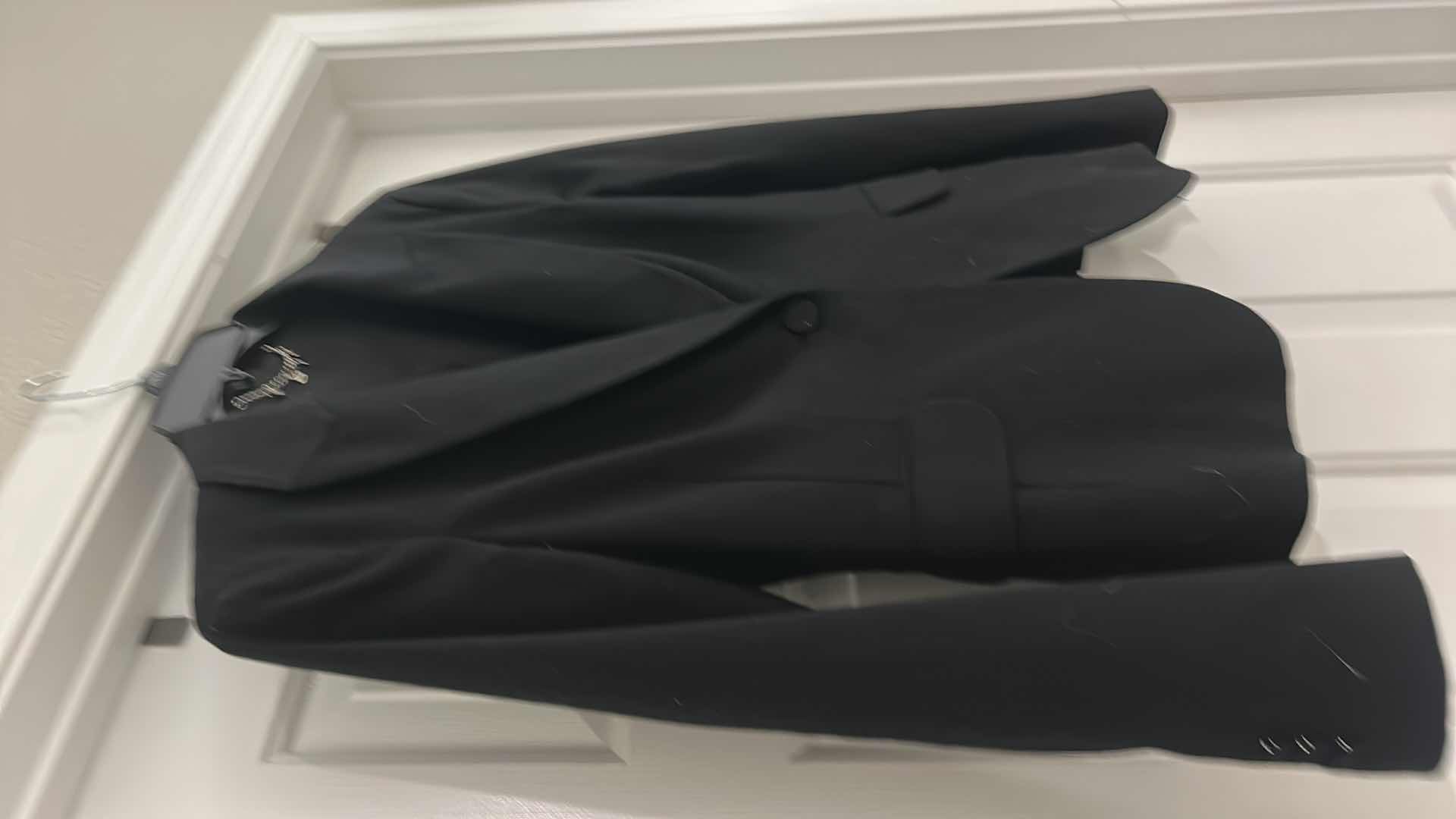 Photo 1 of WOMENS BEBE BLACK JACKET SIZE 8 (RUNS SMALL) MORE LIKE A 6