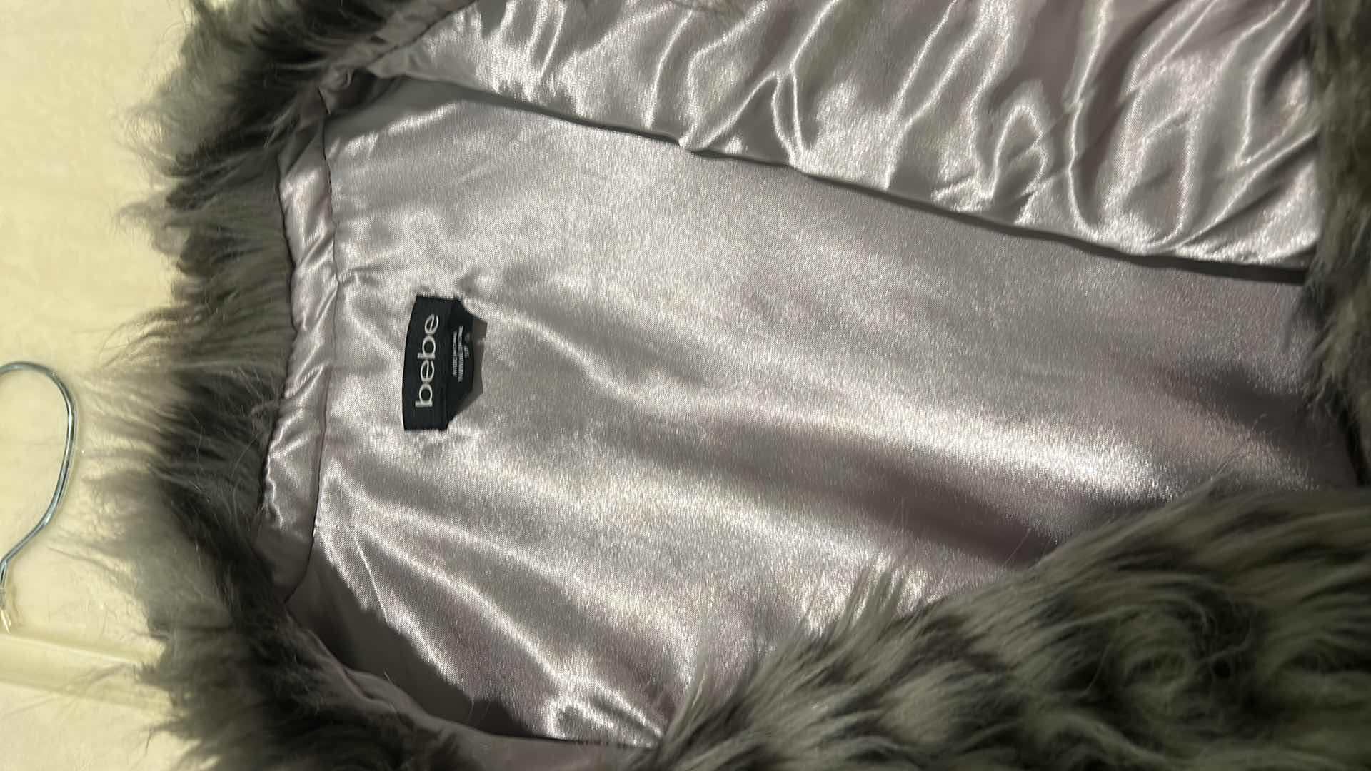 Photo 1 of WOMENS BEBE FAUX FUR VEST SIZE SMALL