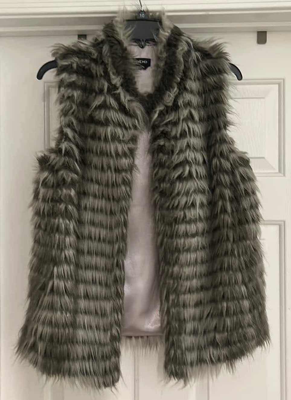 Photo 1 of WOMENS BEBE FAUX FUR VEST SIZE SMALL