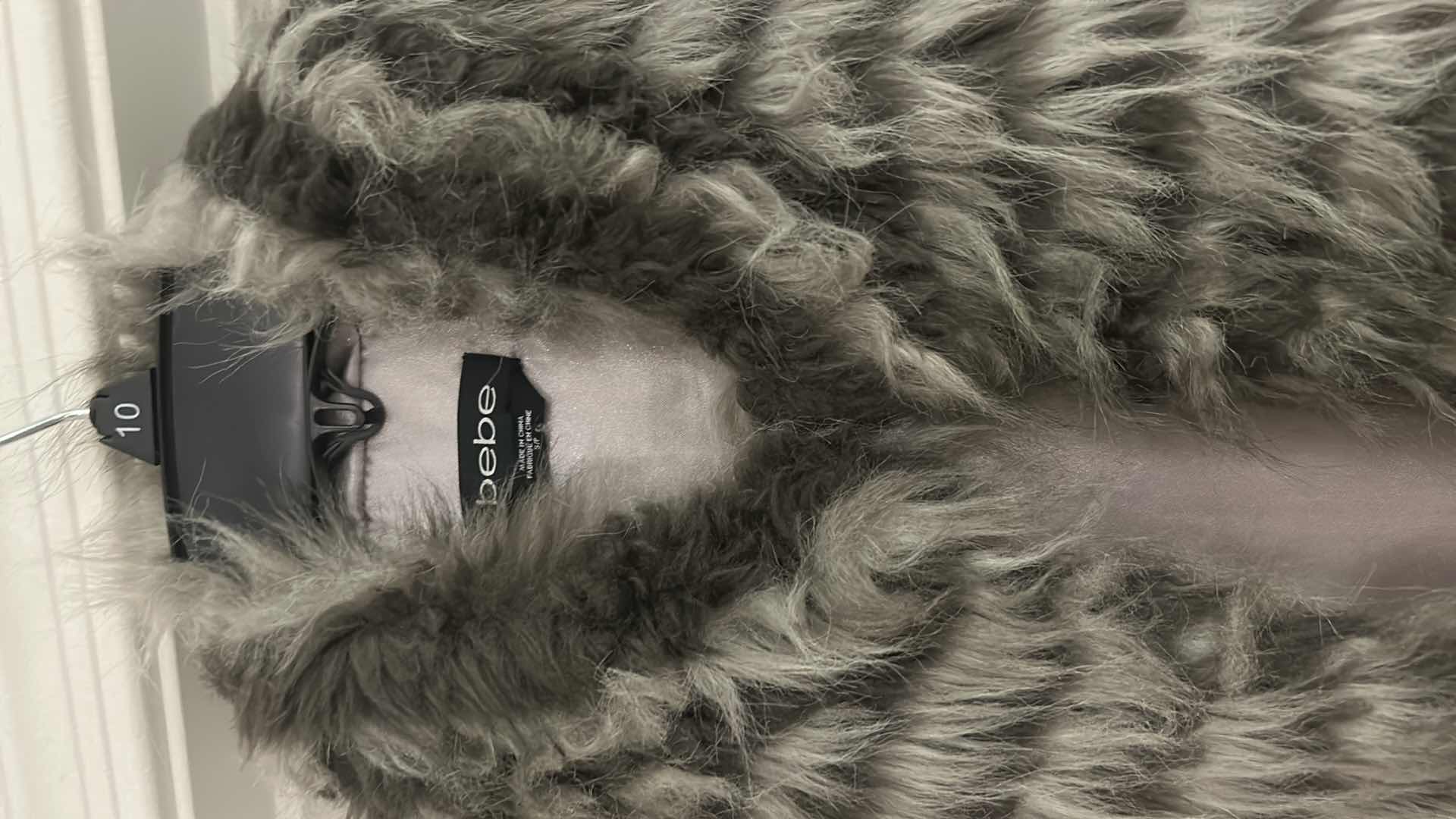 Photo 1 of WOMENS BEBE FAUX FUR VEST SIZE SMALL