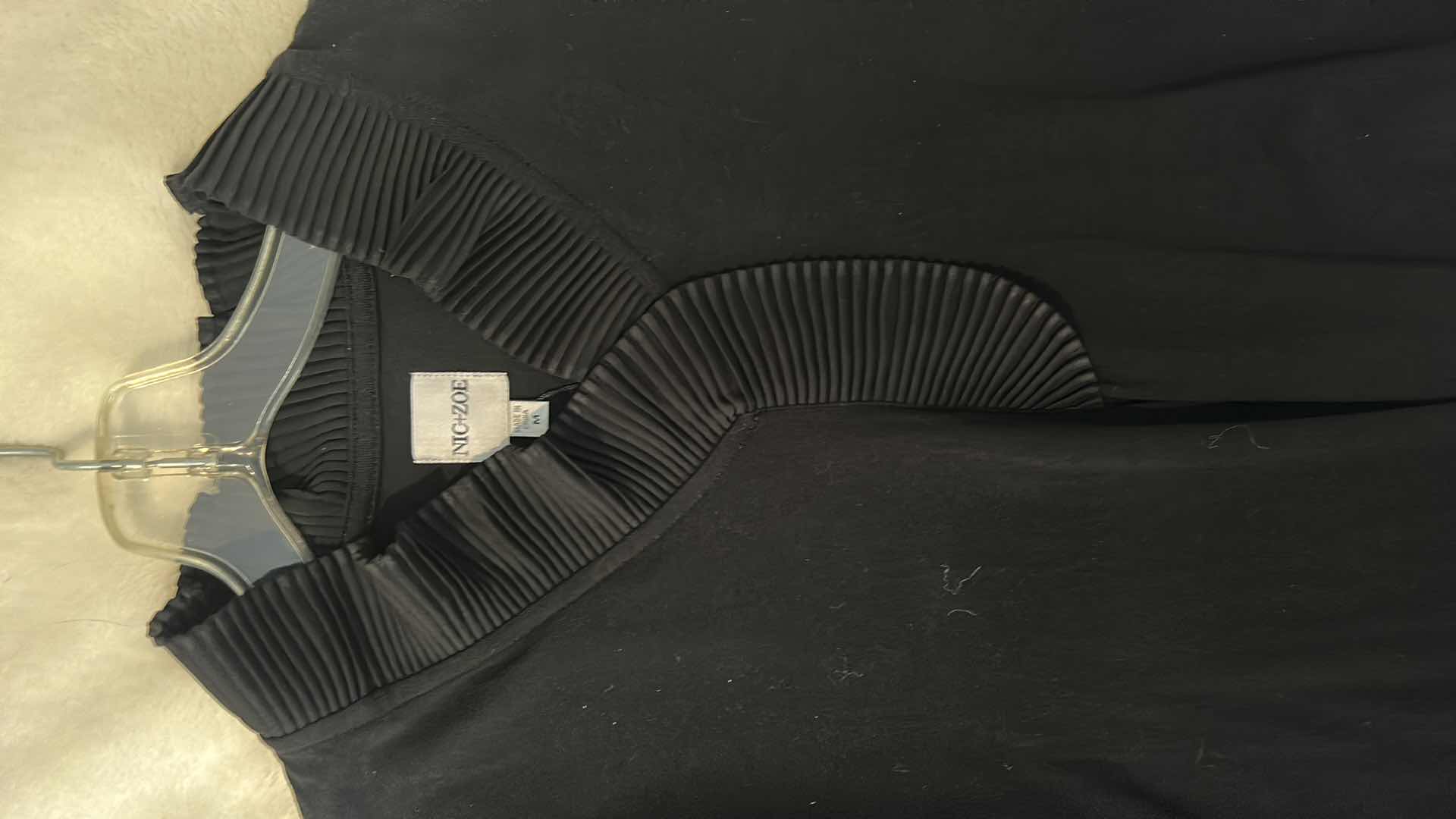 Photo 1 of WOMENS BLACK NIC-ZOE BLACK TOP SIZE MED