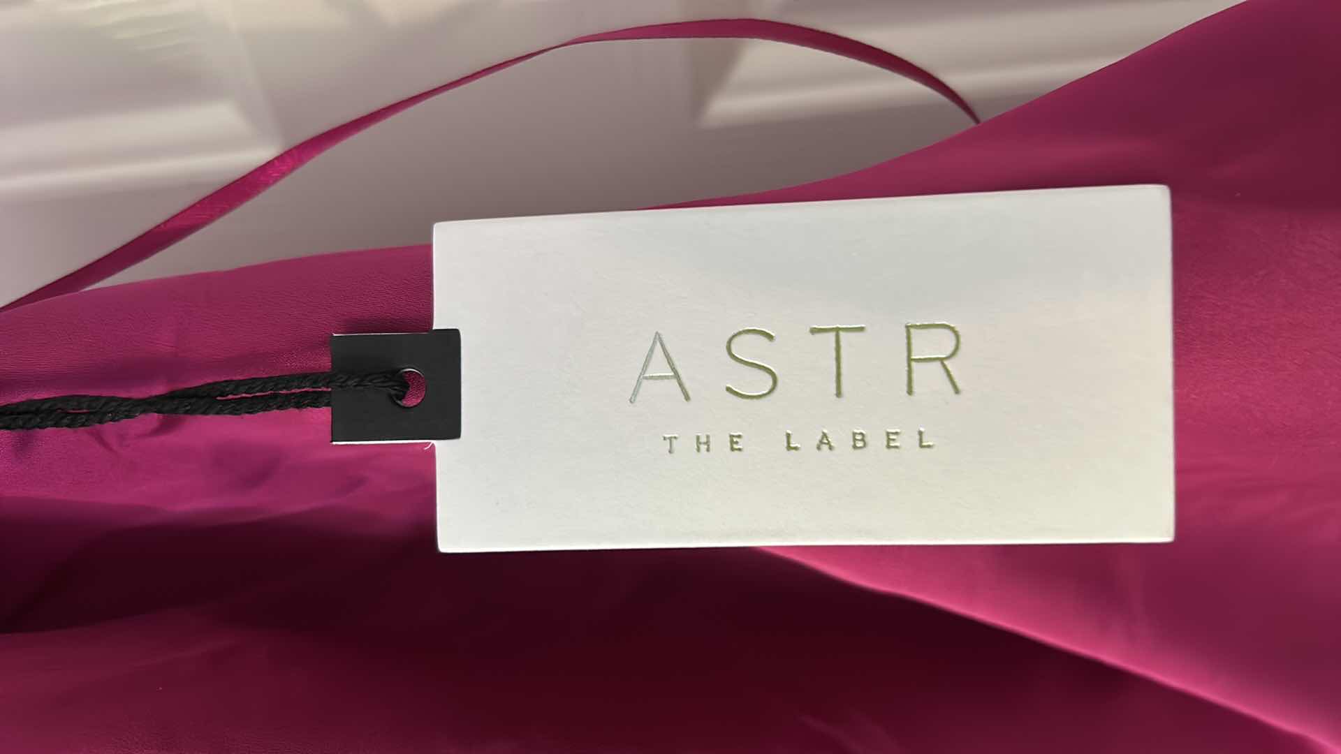 Photo 1 of $100 NWT WOMENS ASTR FUSCHIA TOP WITH RHINESTONE STRAPS IN PACK SIZE MED